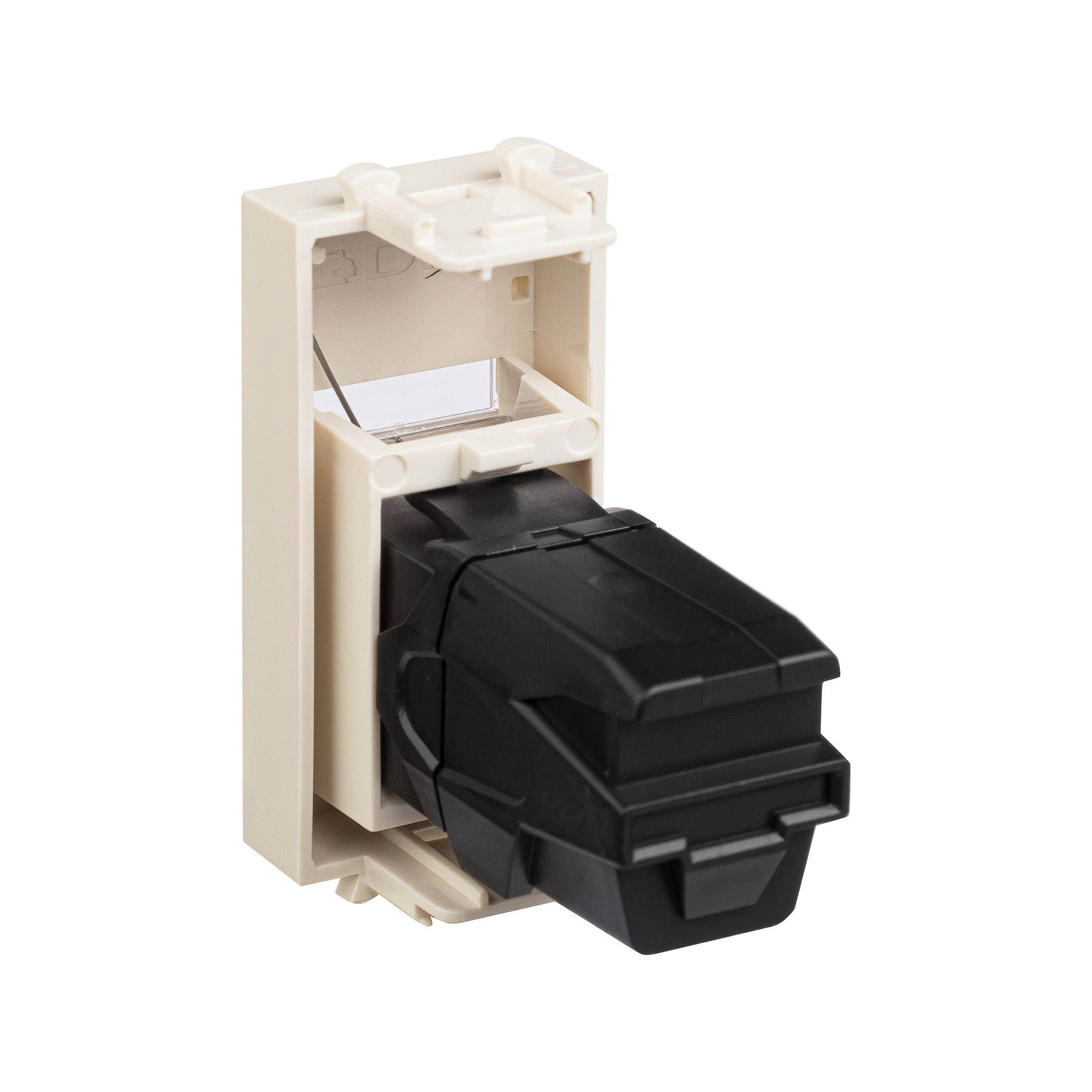 USB 3.0 розетка модульная, тип А-А, "Avanti", "Ванильная дымка", 1 модуль