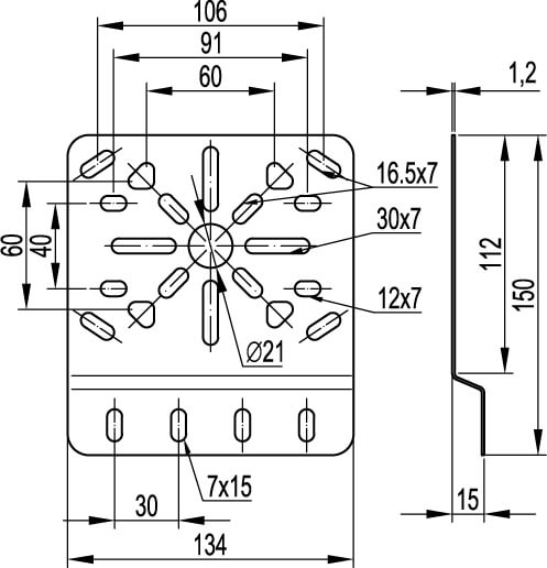 Чертеж LP3000HDZL