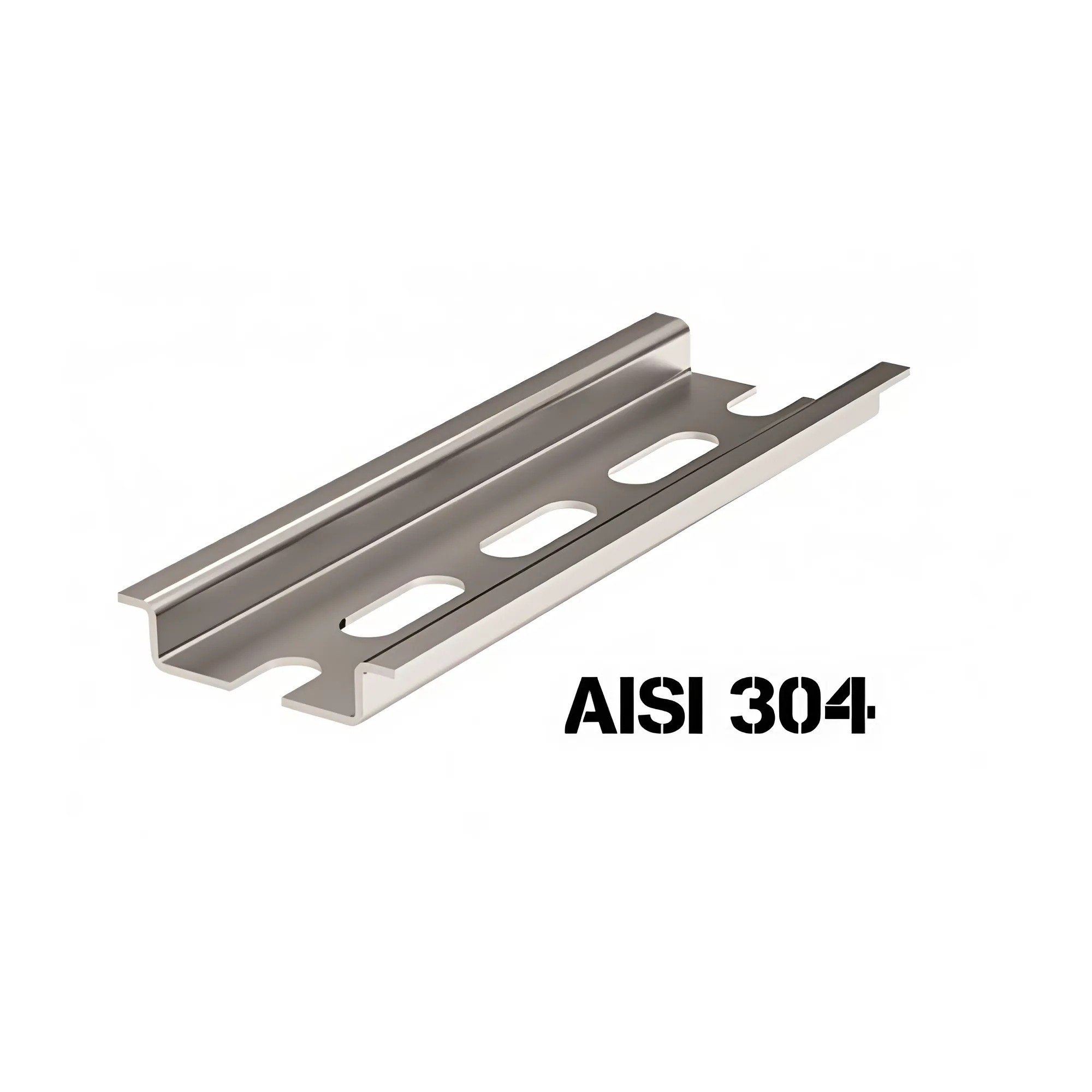 DIN-рейка из нержавеющей стали, перфорированная OMEGA 3F, 35х7,5мм