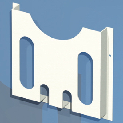 Карман для документов пластиковый для корпусов CQE & CQE N, ШхВхГ 222х230х30 мм RAM block