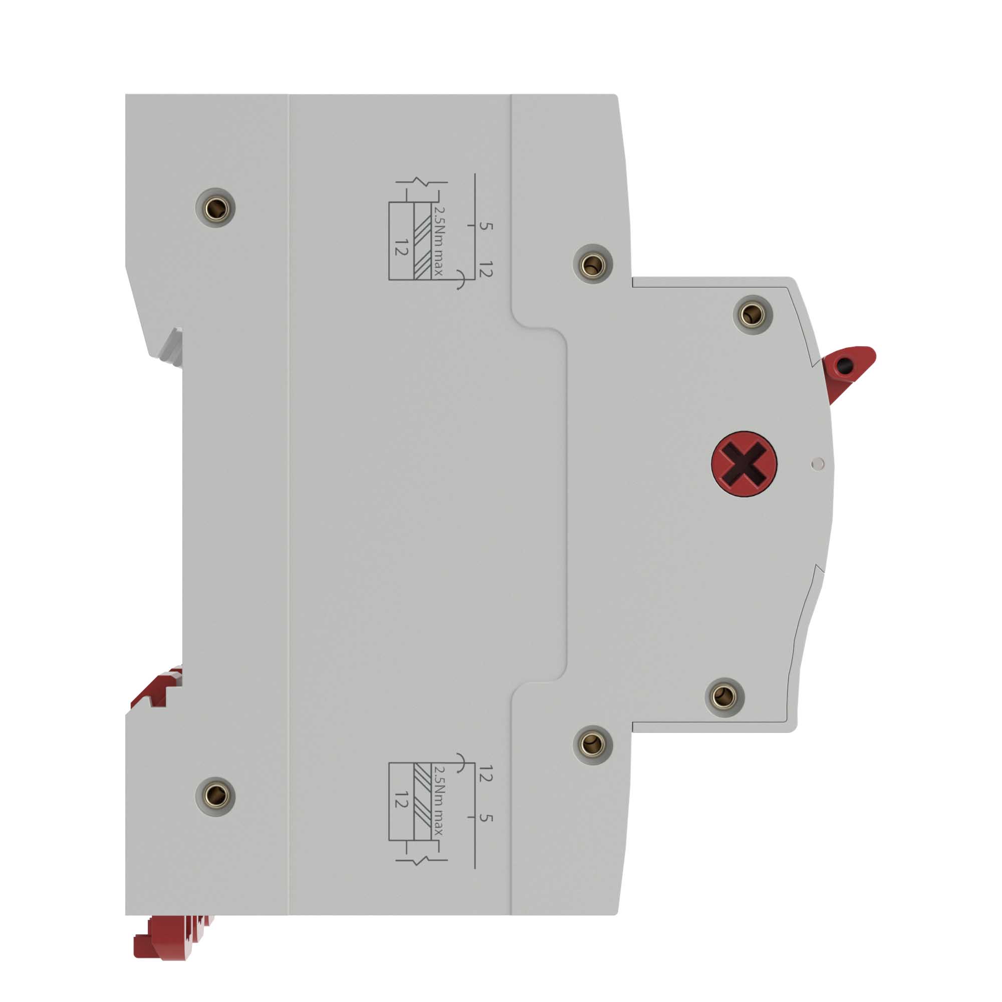 Выключатель нагрузки модульный YON max типа MSD, 4 полюса, 63А