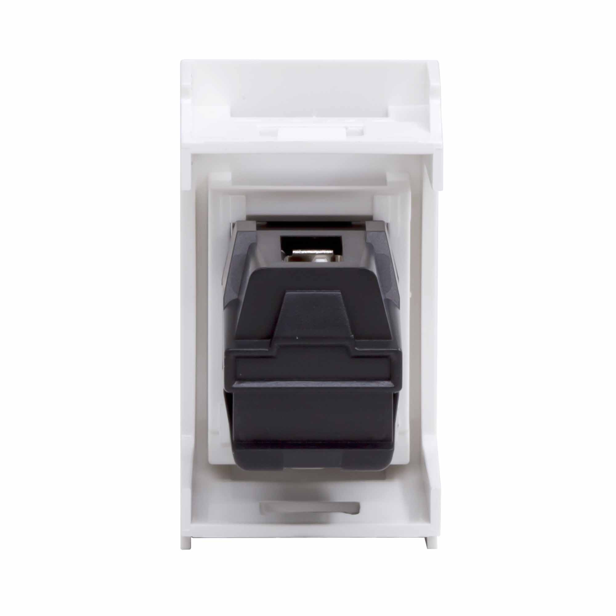 USB 2.0 розетка, Viva, белая, 1 мод.