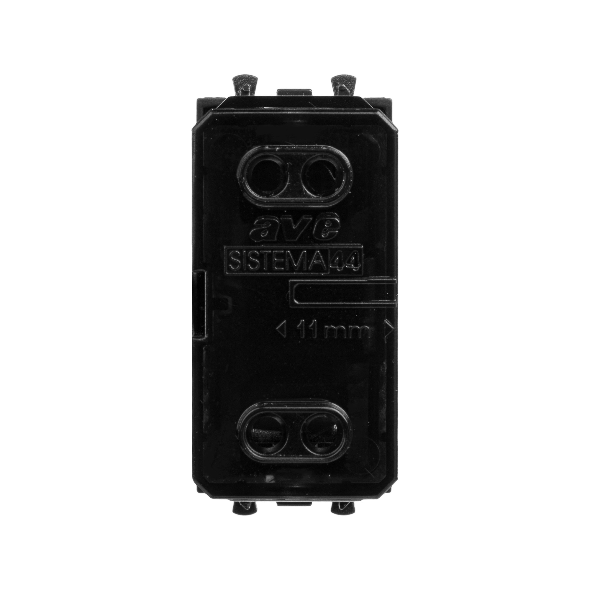 Звонок модульный, "Avanti", "Черный матовый", 1 модуль