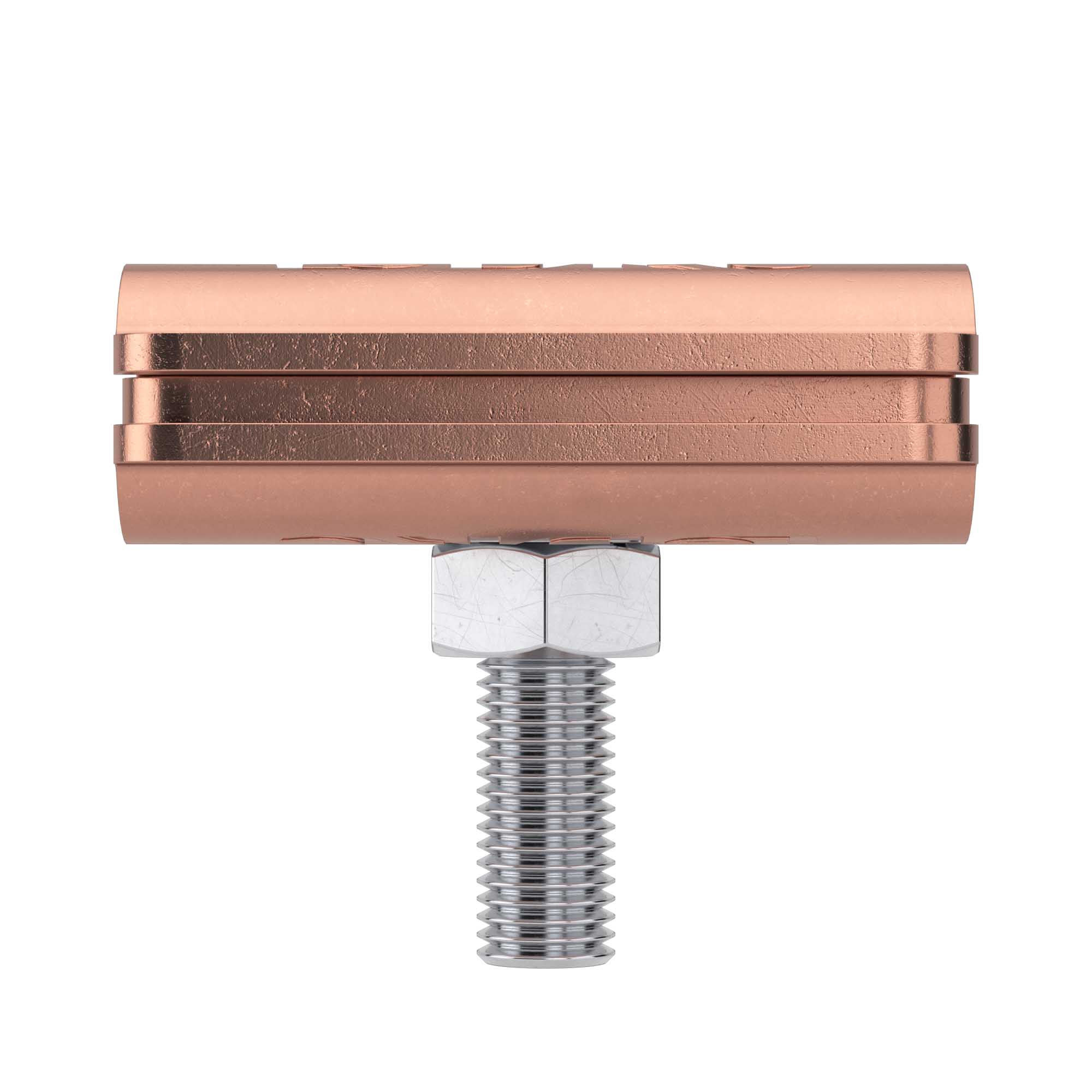 Параллельный зажим с разделительной пластиной, медь