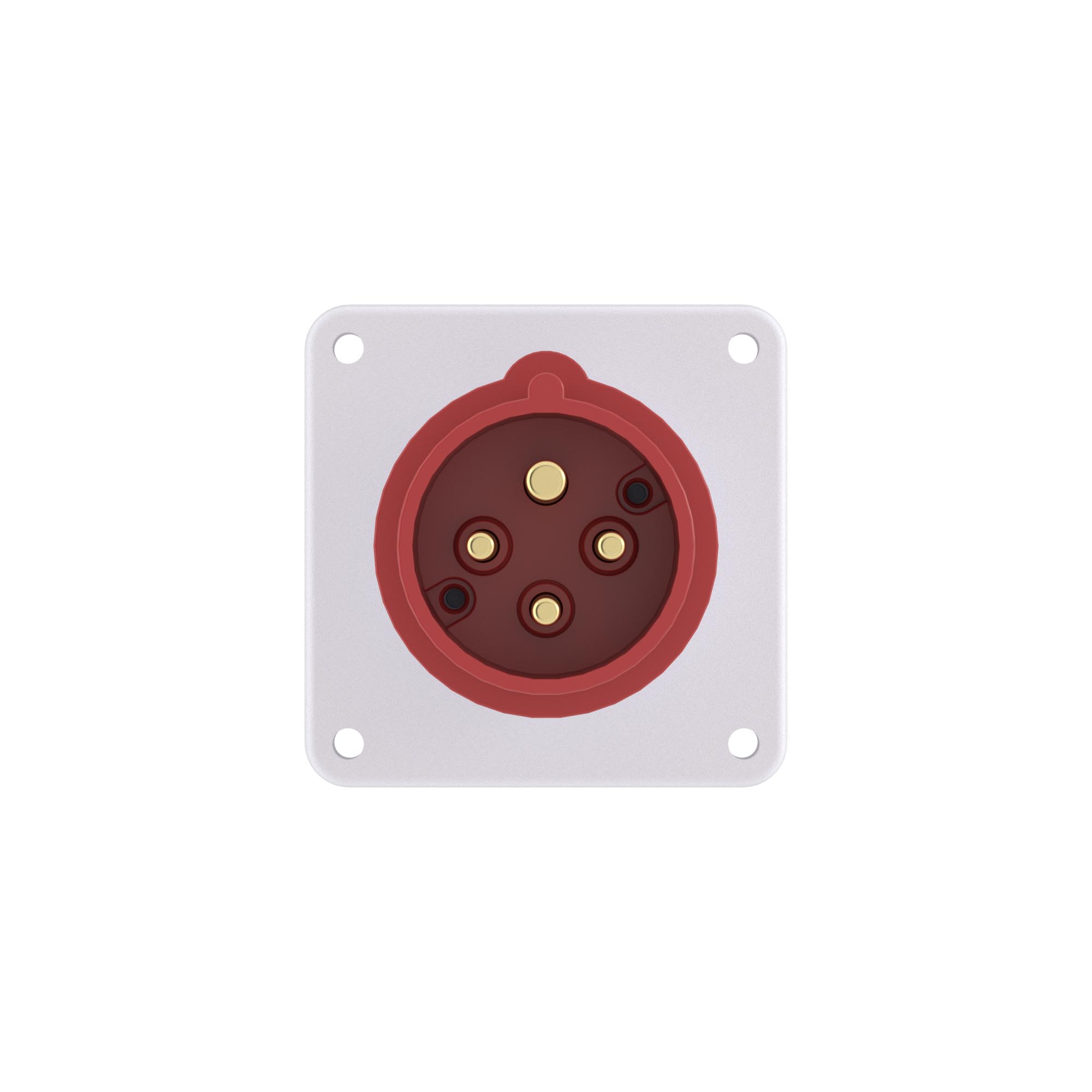 Вилка панельная PSP IP44 32A 3P+E 400В