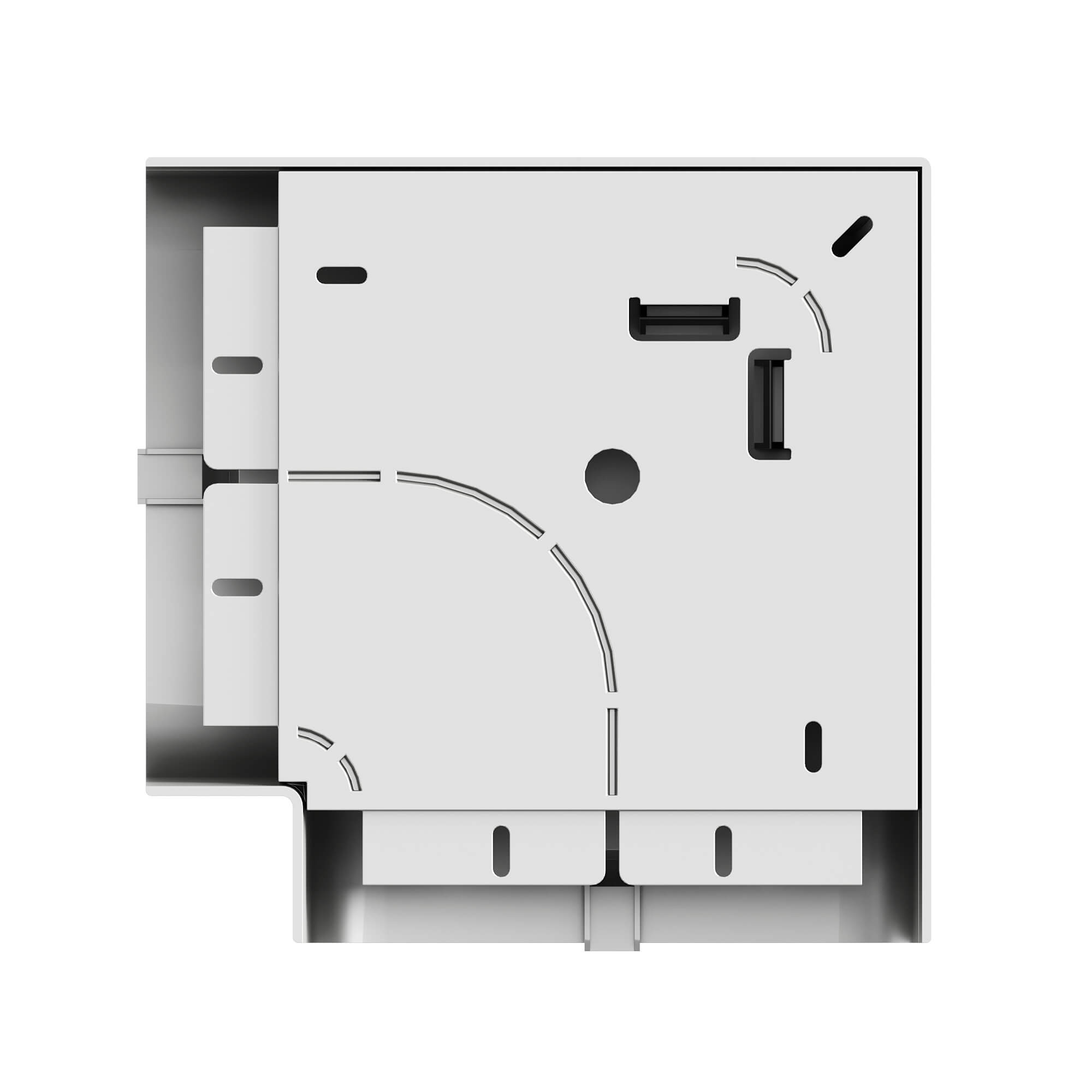 Угол плоский 110х50 мм, цвет серый металлик