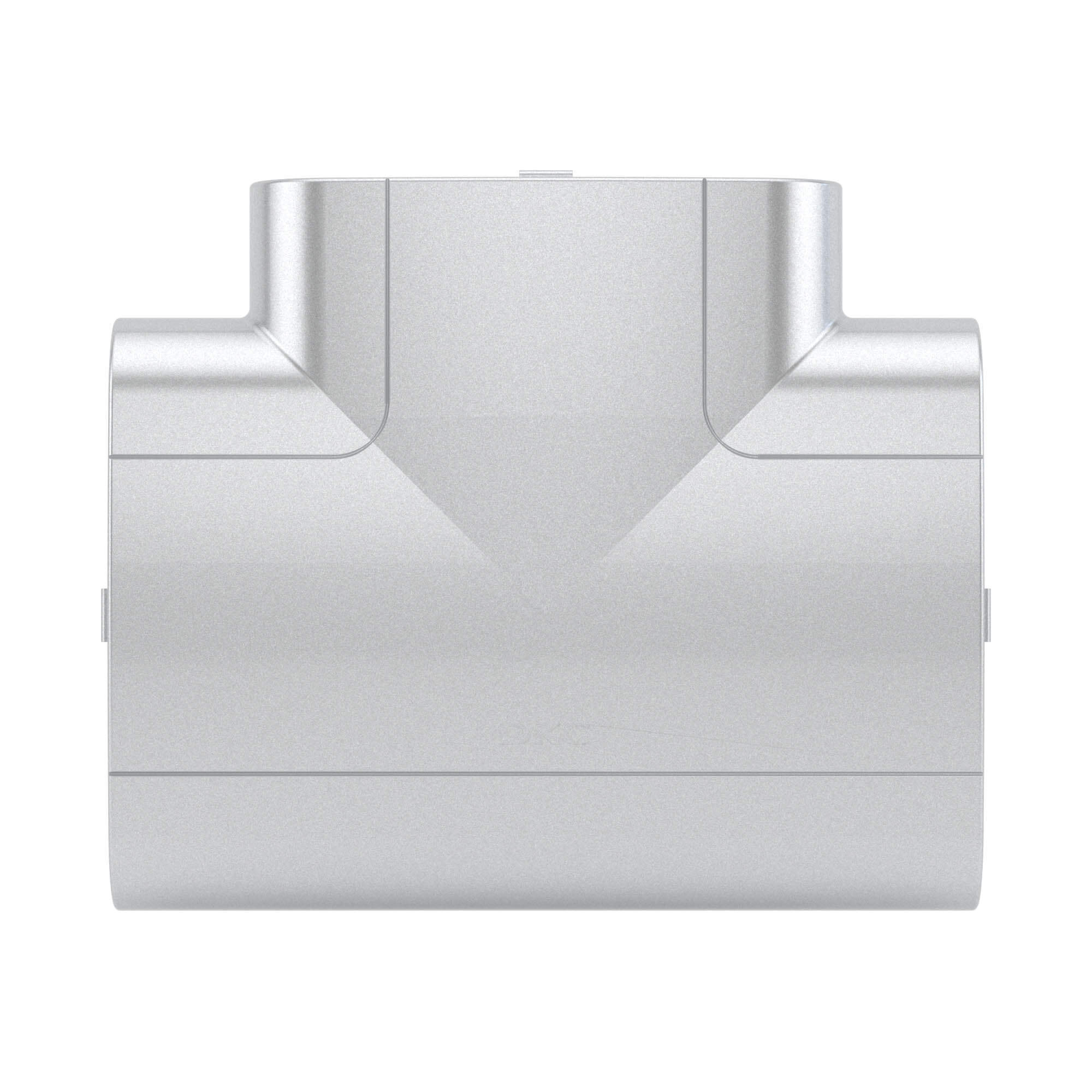 Тройник 110х50 мм, цвет серый металлик