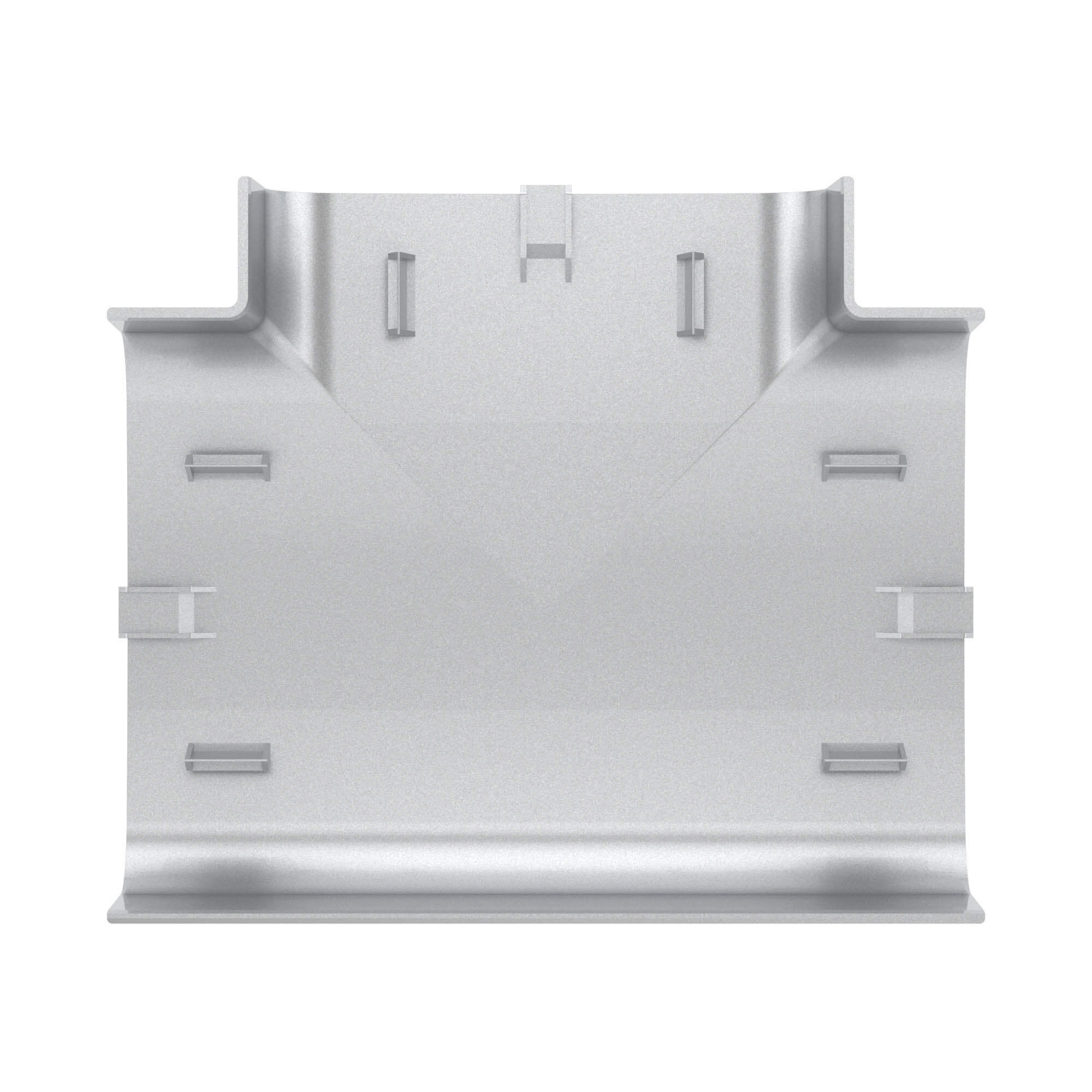 Тройник 110х50 мм, цвет серый металлик