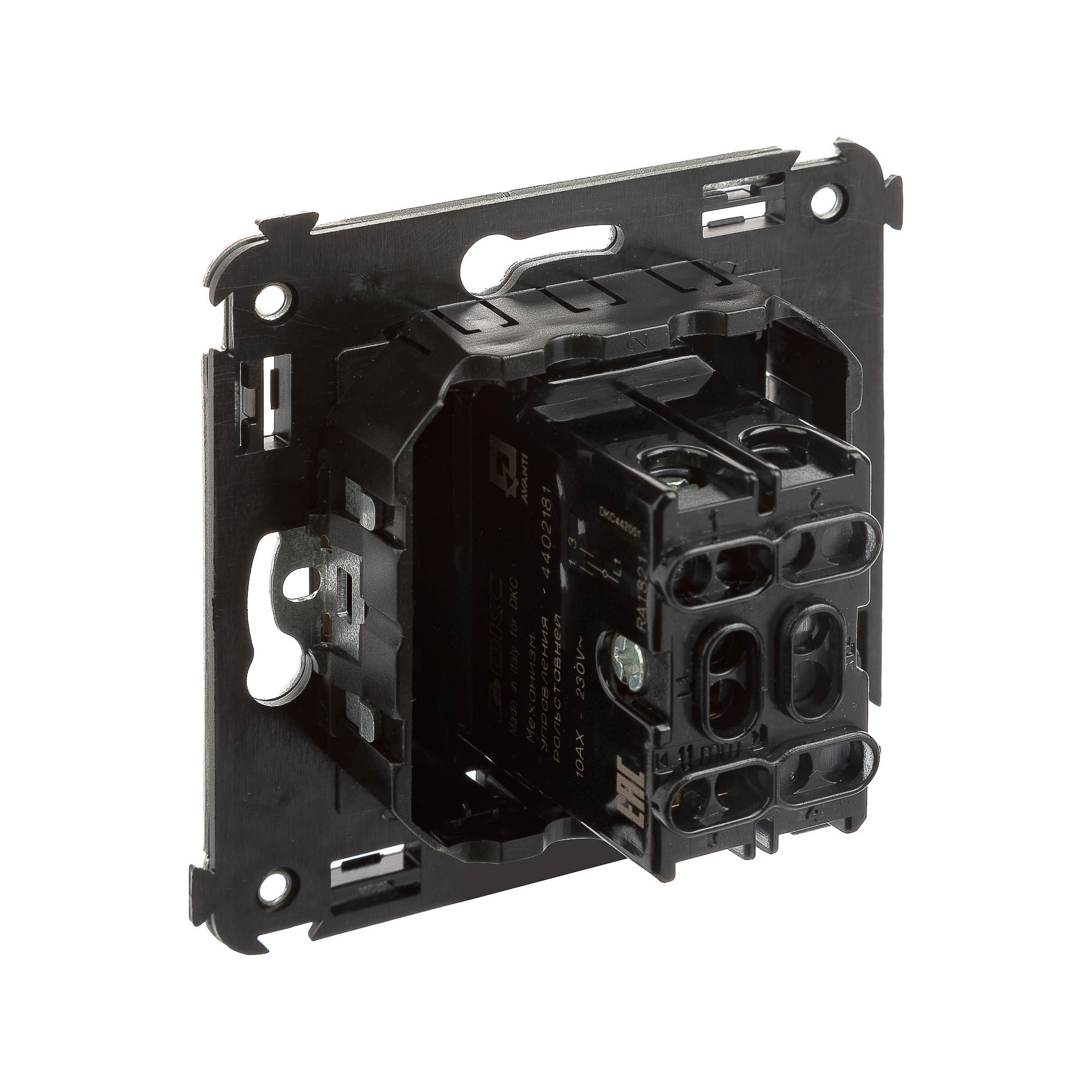 Механизм управления рольставней в стену, "Avanti", "Черный квадрат"