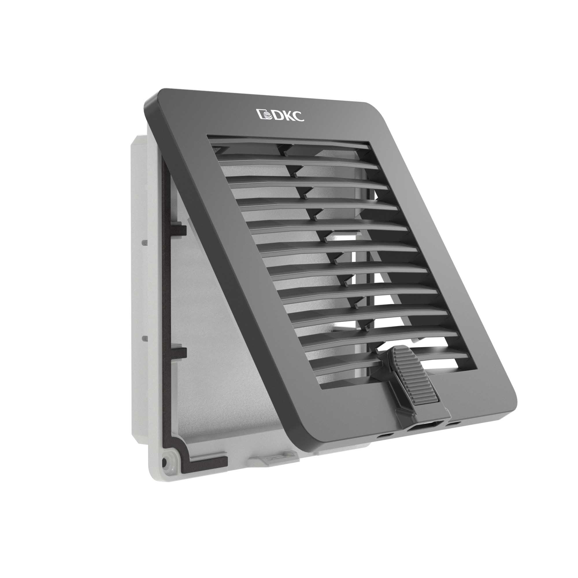 Вентиляционная решетка с фильтром RF 150x150 мм, IP54, RAL9005