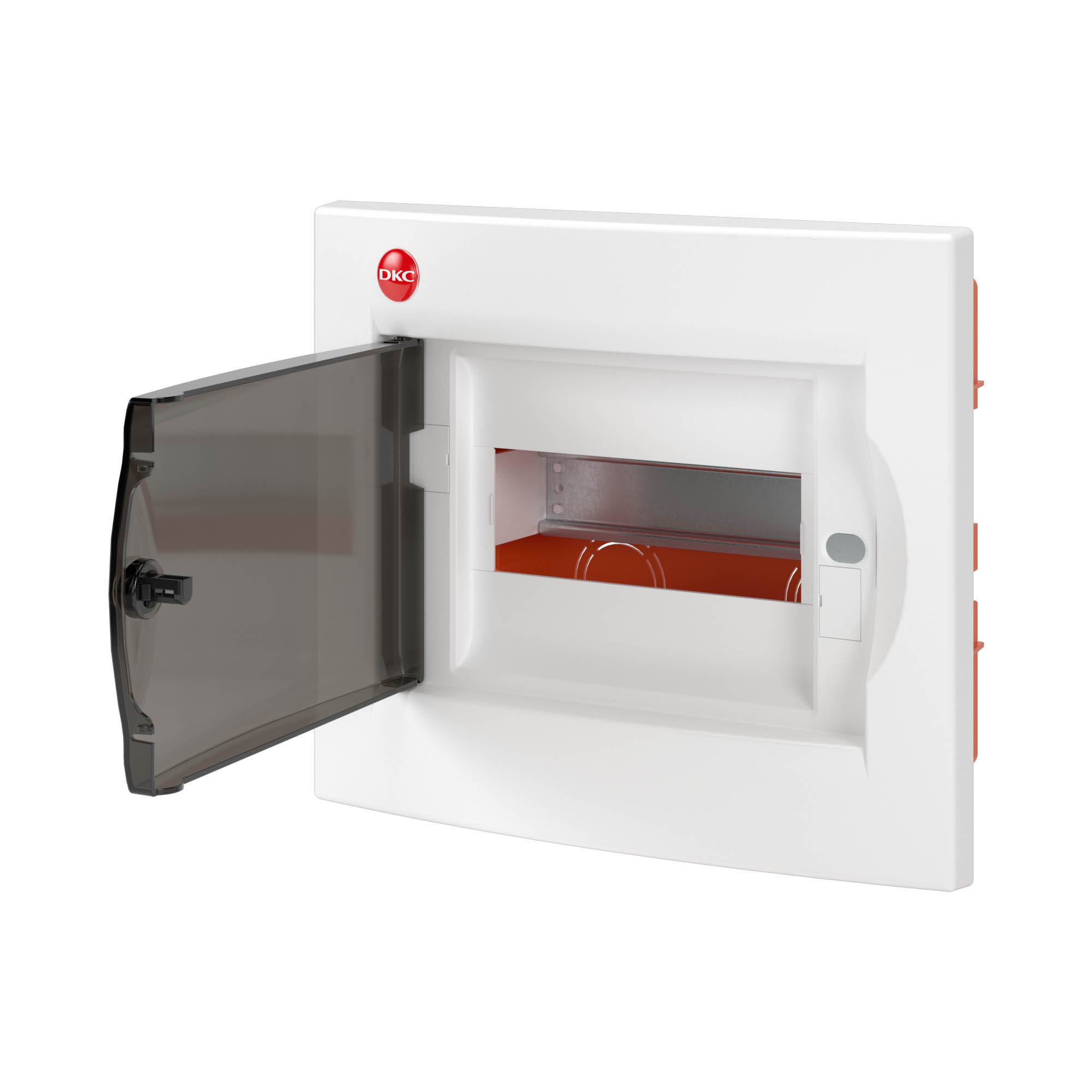 Щиток встраиваемый с дверцей 8 мод.,IP41, белый, с клеммным блоком 63А