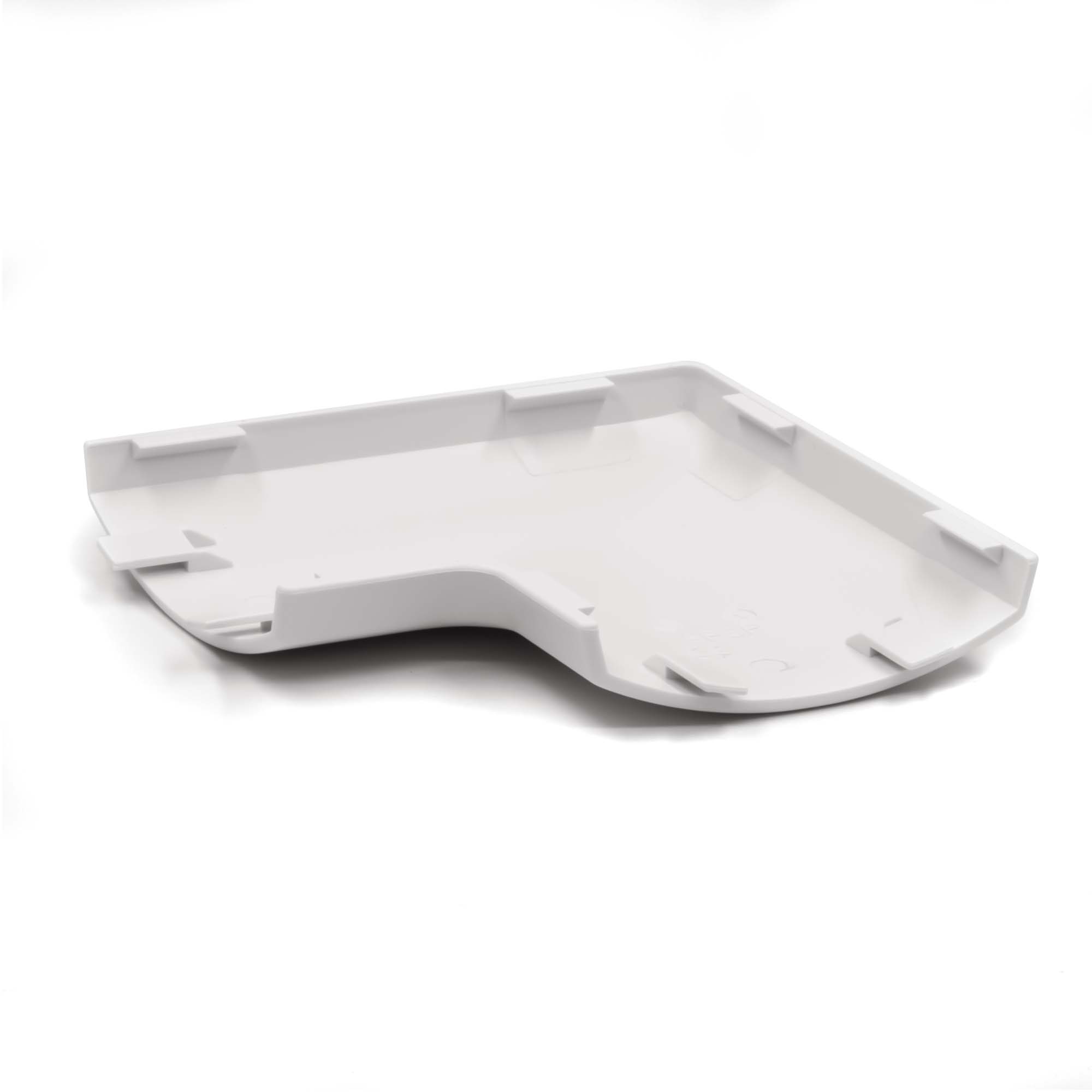 Угол плоский для напольного канала 75х17 мм APSP W, цвет белый