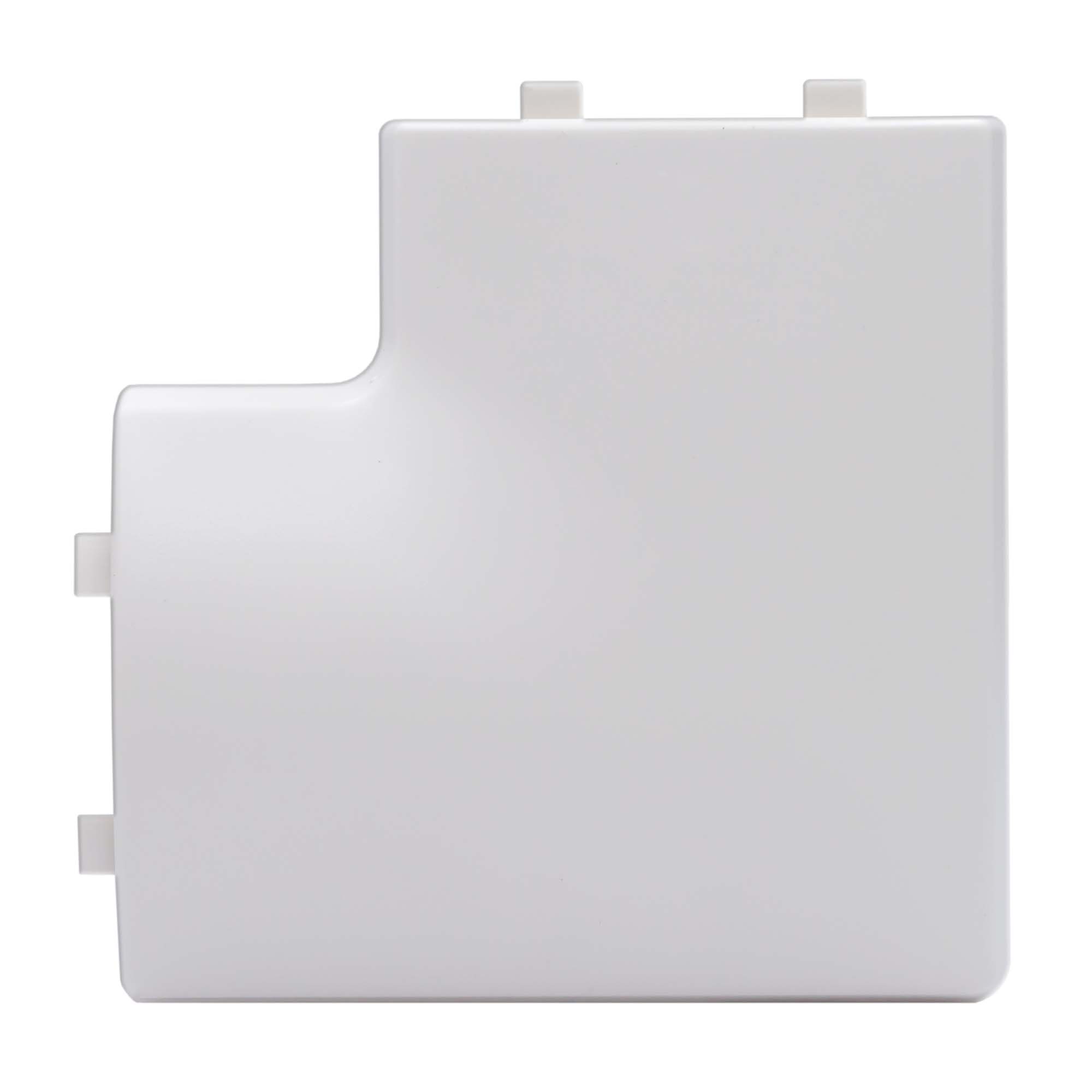 Угол плоский для напольного канала 75х17 мм APSP W, цвет белый