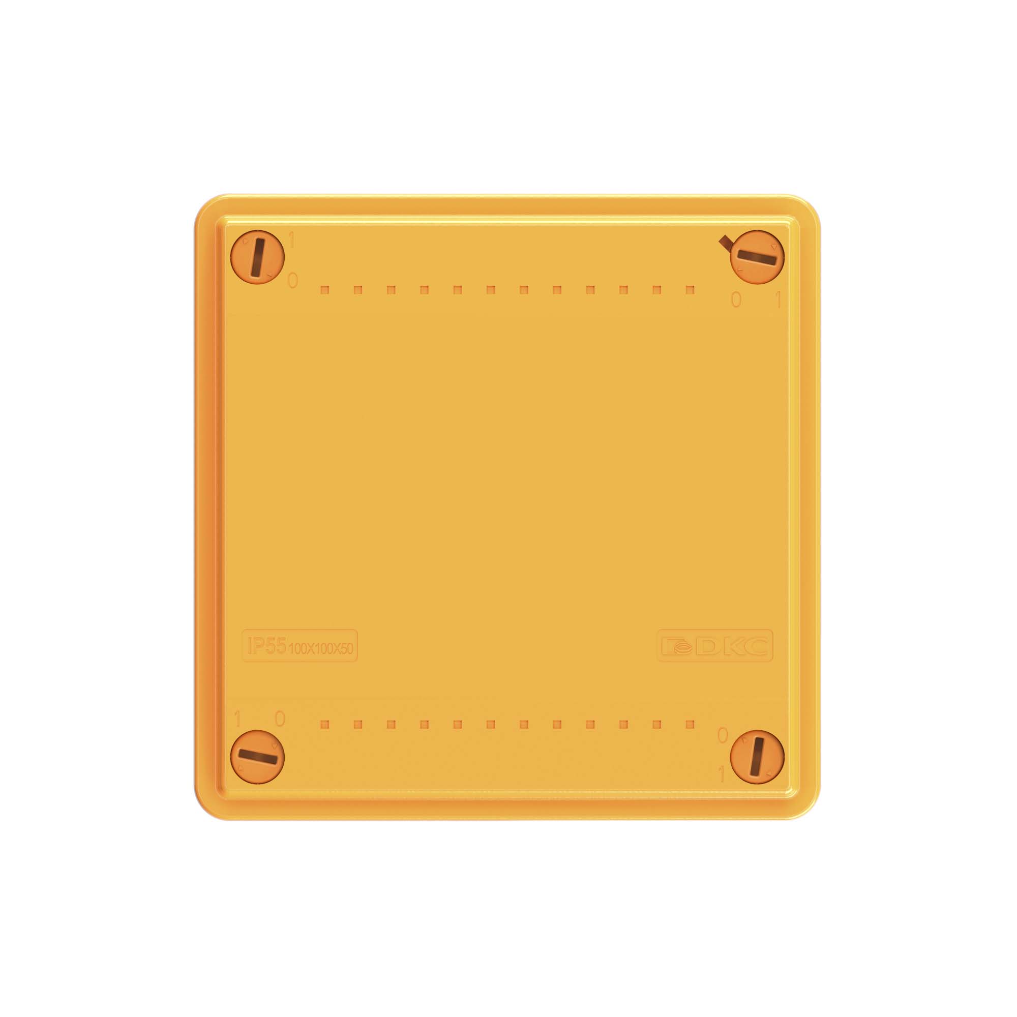 Коробка пластиковая FS с гладкими стенками и клеммниками, IP56, 100х100х50 мм, 5р, 450V, 10A, 6 мм2