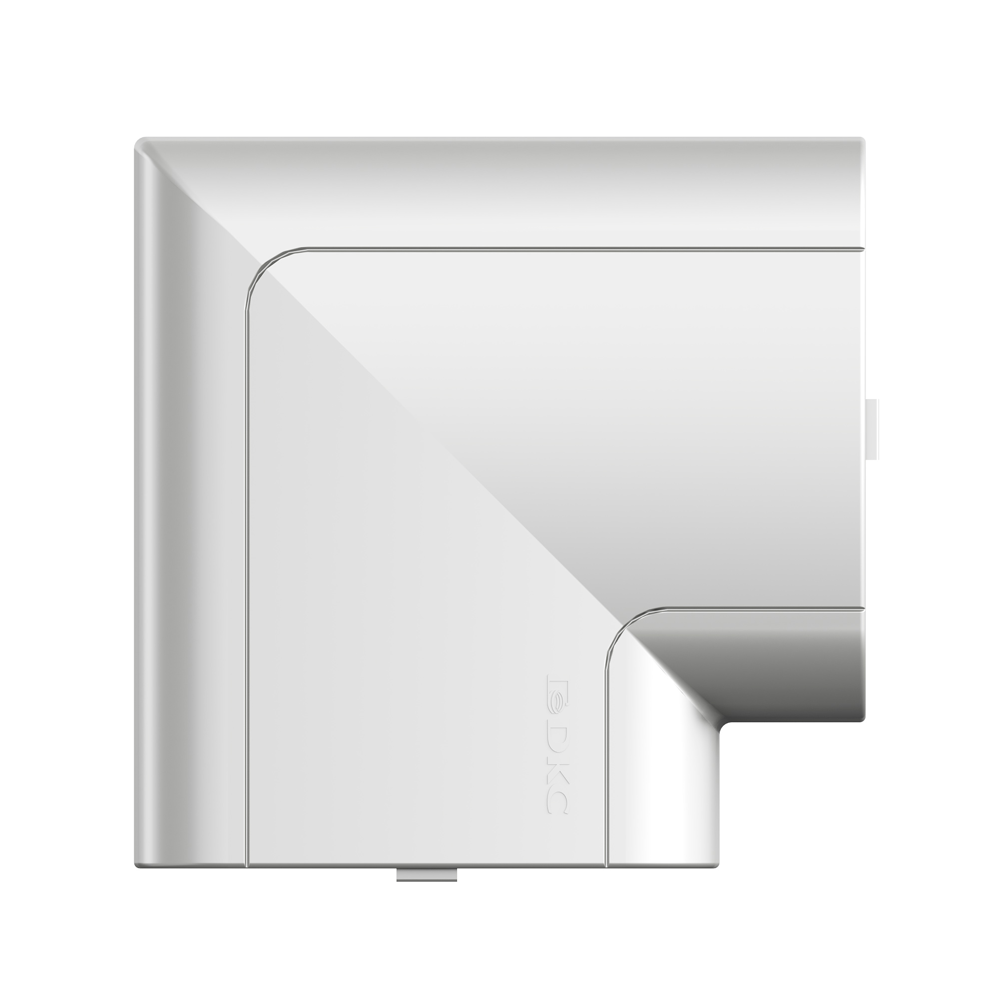 Угол плоский 90х50 мм, изменяемый, цвет серый металлик