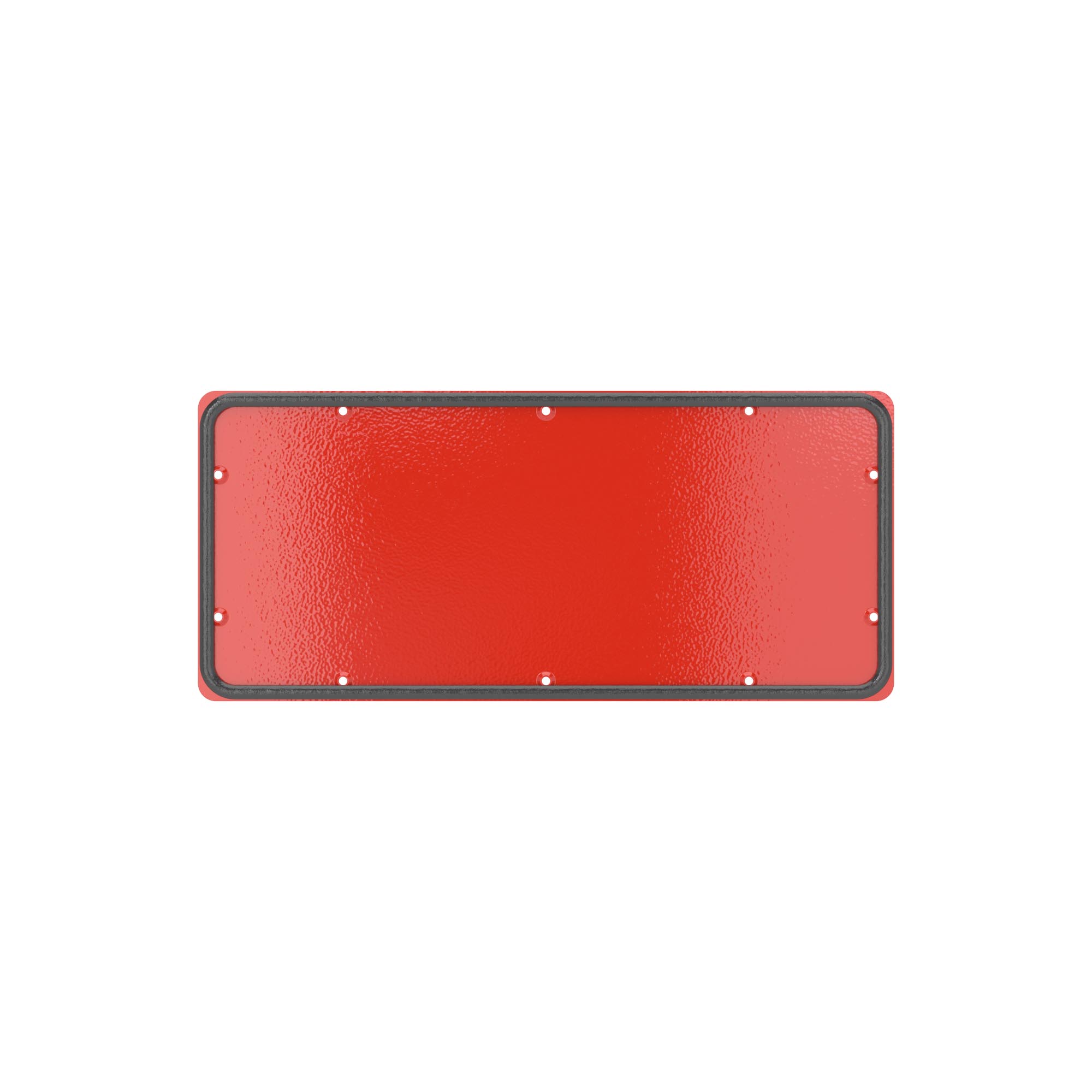 Фланец сплошной для корпусов ST, тип 3, 343x153 мм, красный RAL3020