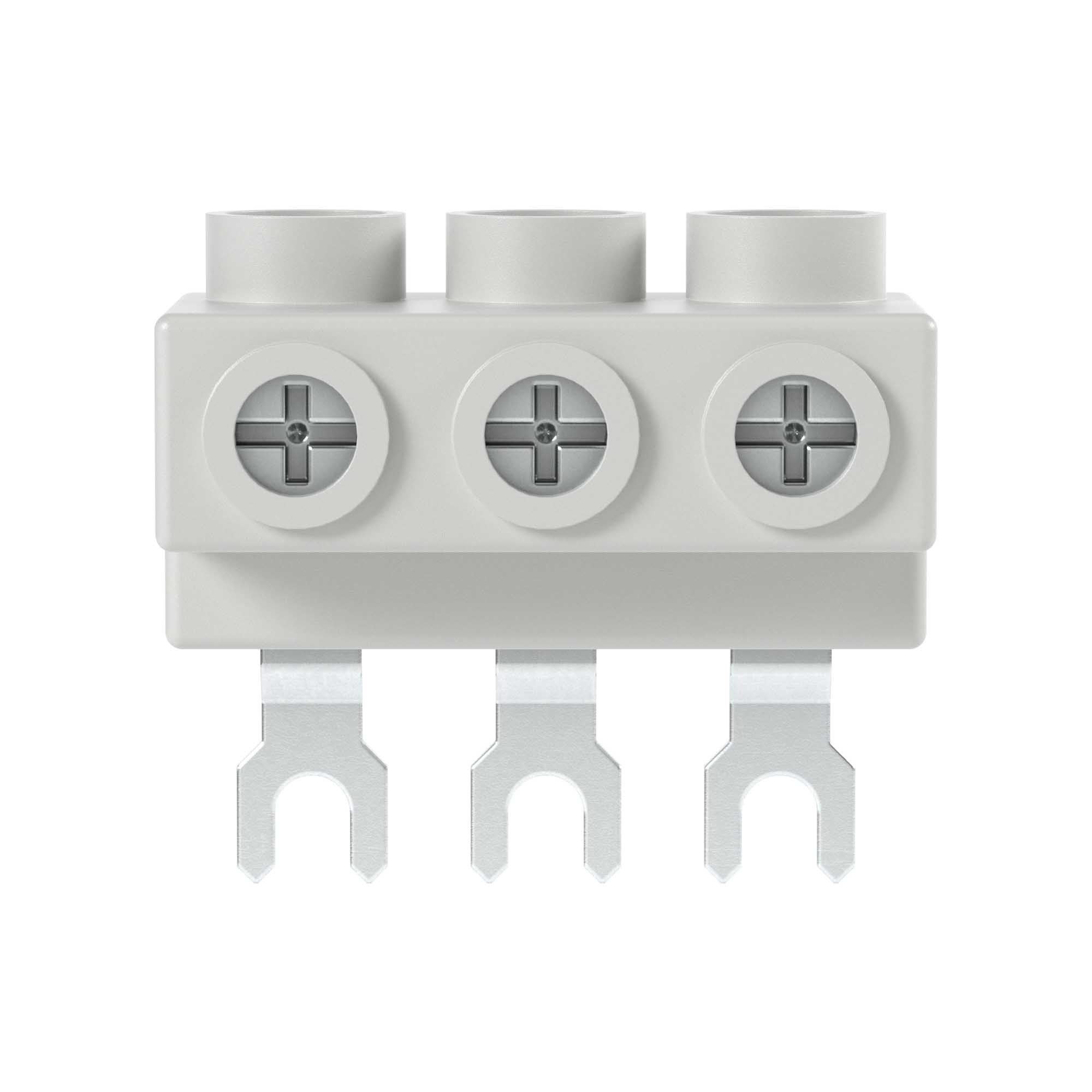 Шинная колодка для DMP32 для жесткого 6-25 кв.мм и гибкого 6-16 кв.мм кабеля до 63А