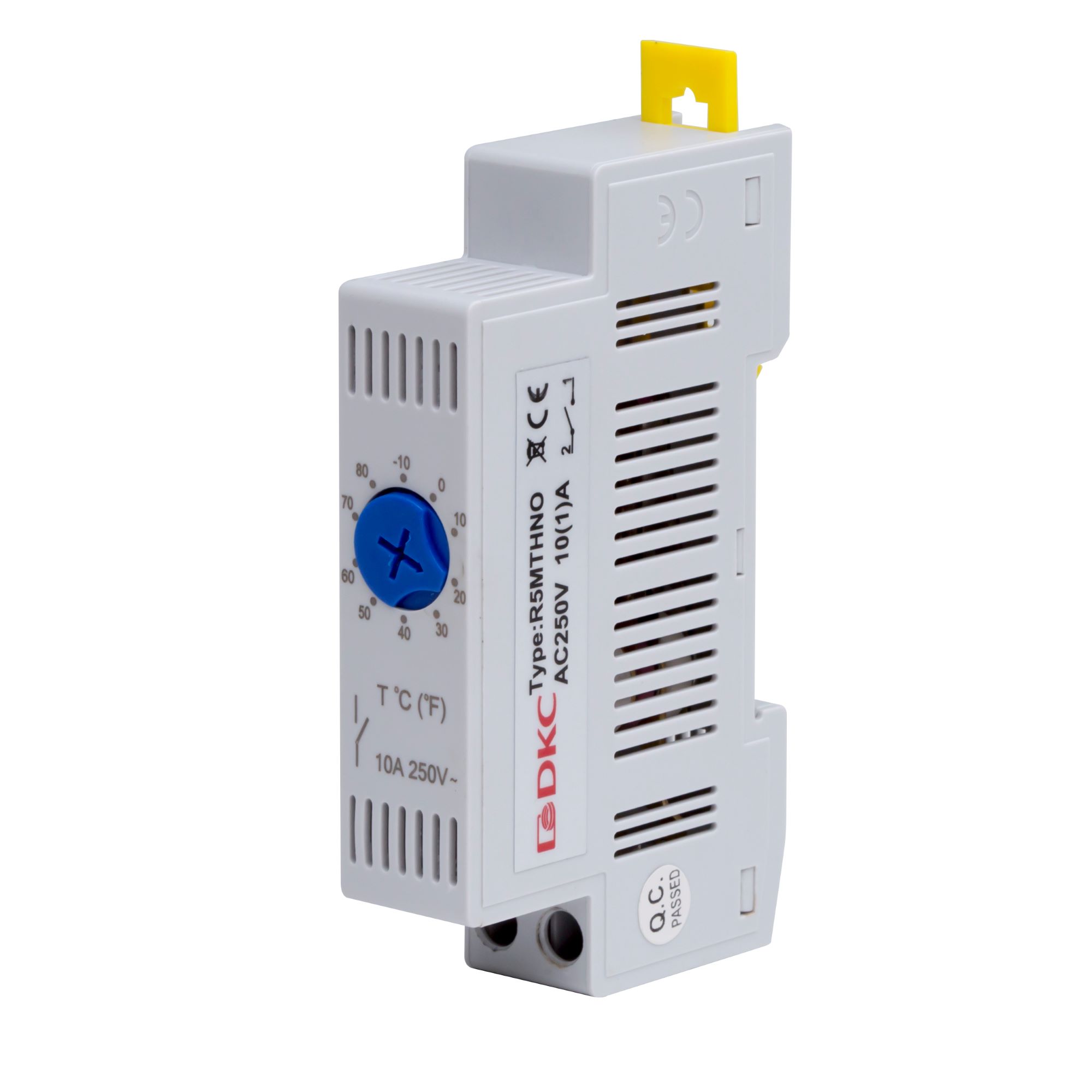 Термостат модульный с регулируемым диапазоном температуры -10…+80°C, NO-контакт