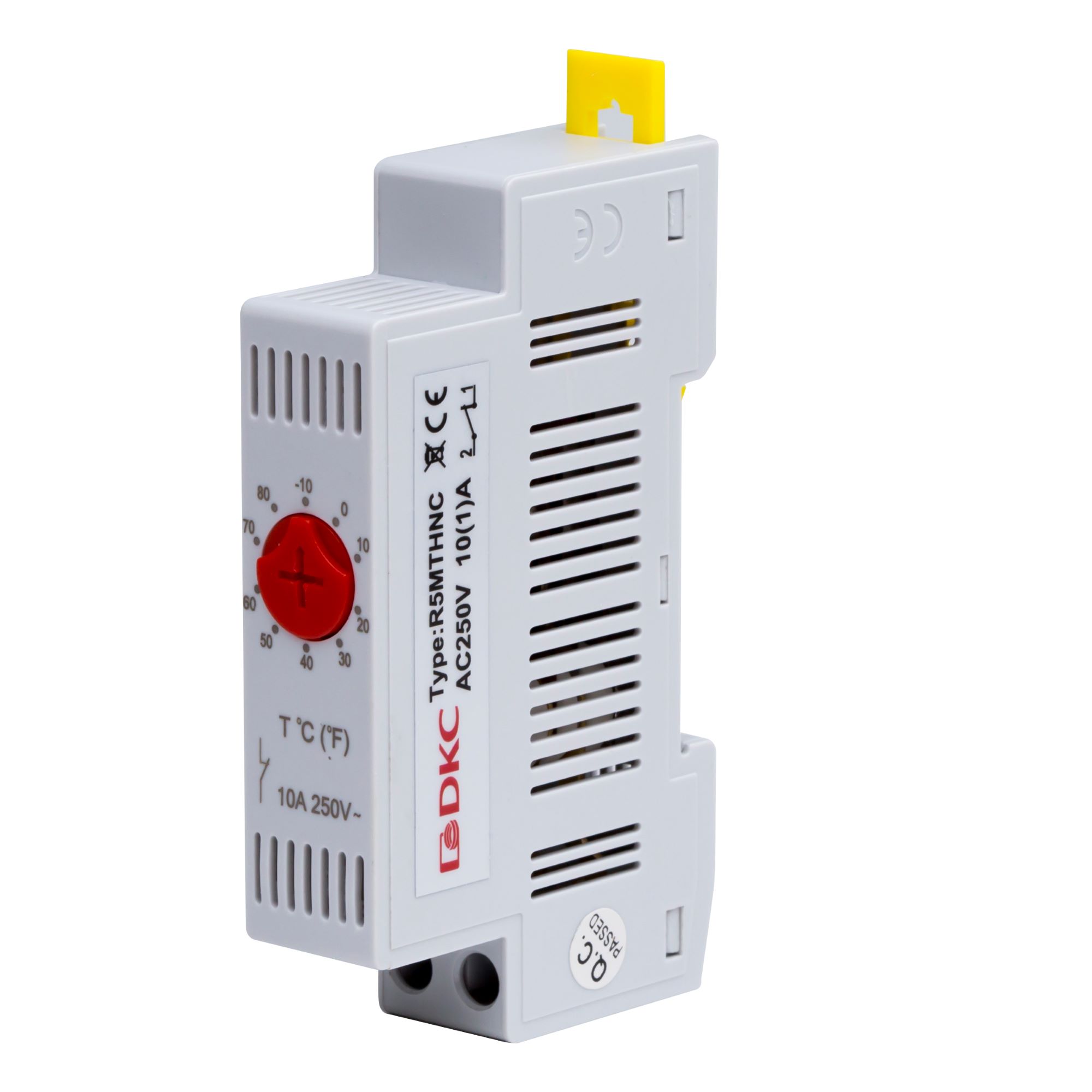 Термостат модульный с регулируемым диапазоном температуры -10…+80°C, NС-контакт