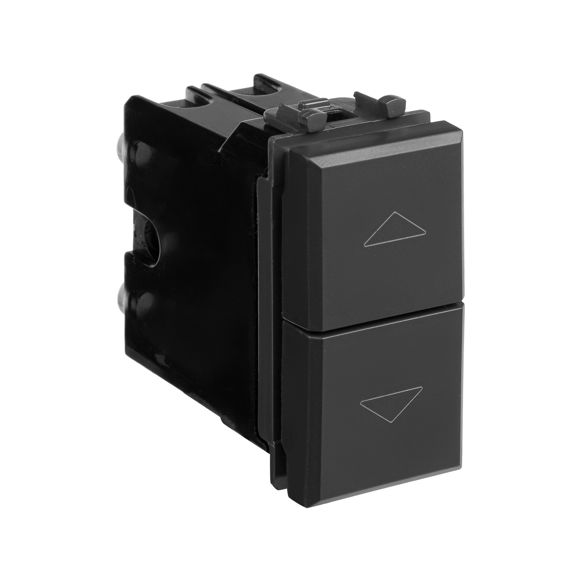 Механизм управления рольставней модульный, "Avanti", "Черный матовый", 1 модуль