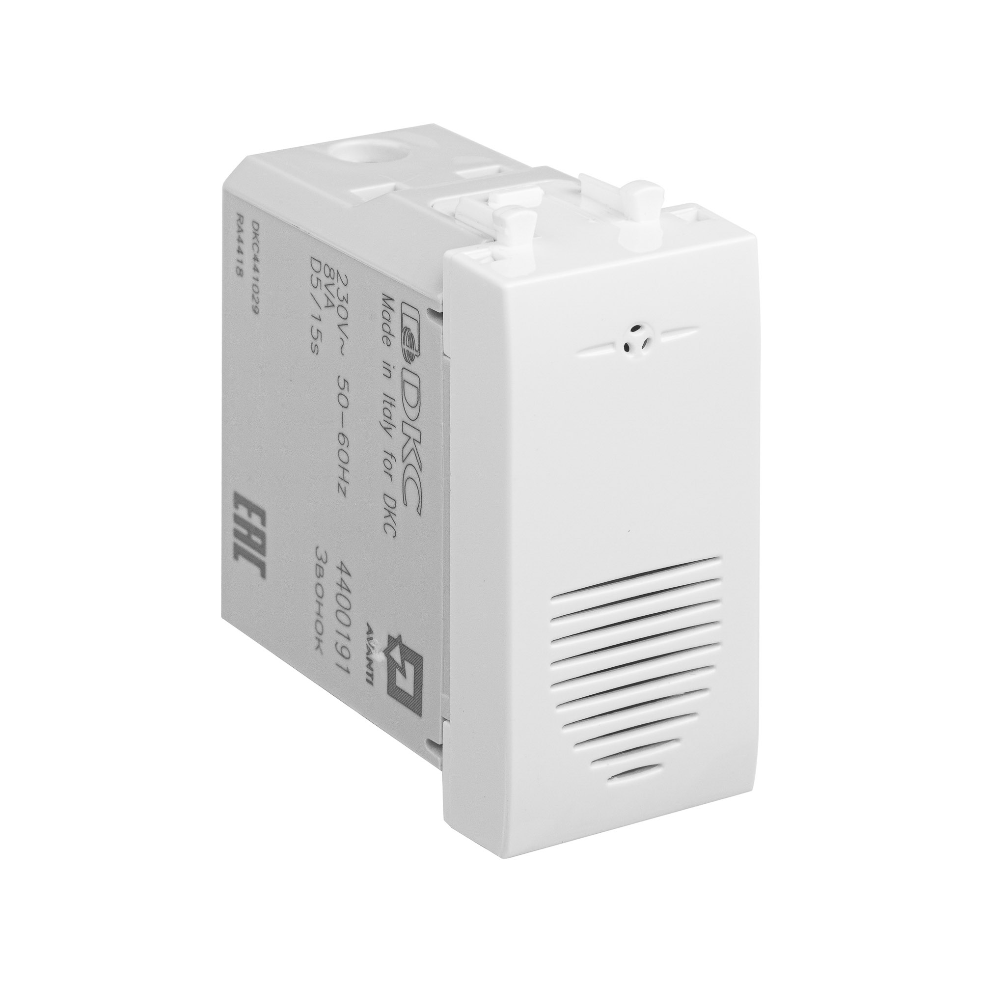 Звонок модульный, "Avanti", "Белое облако", 1 модуль