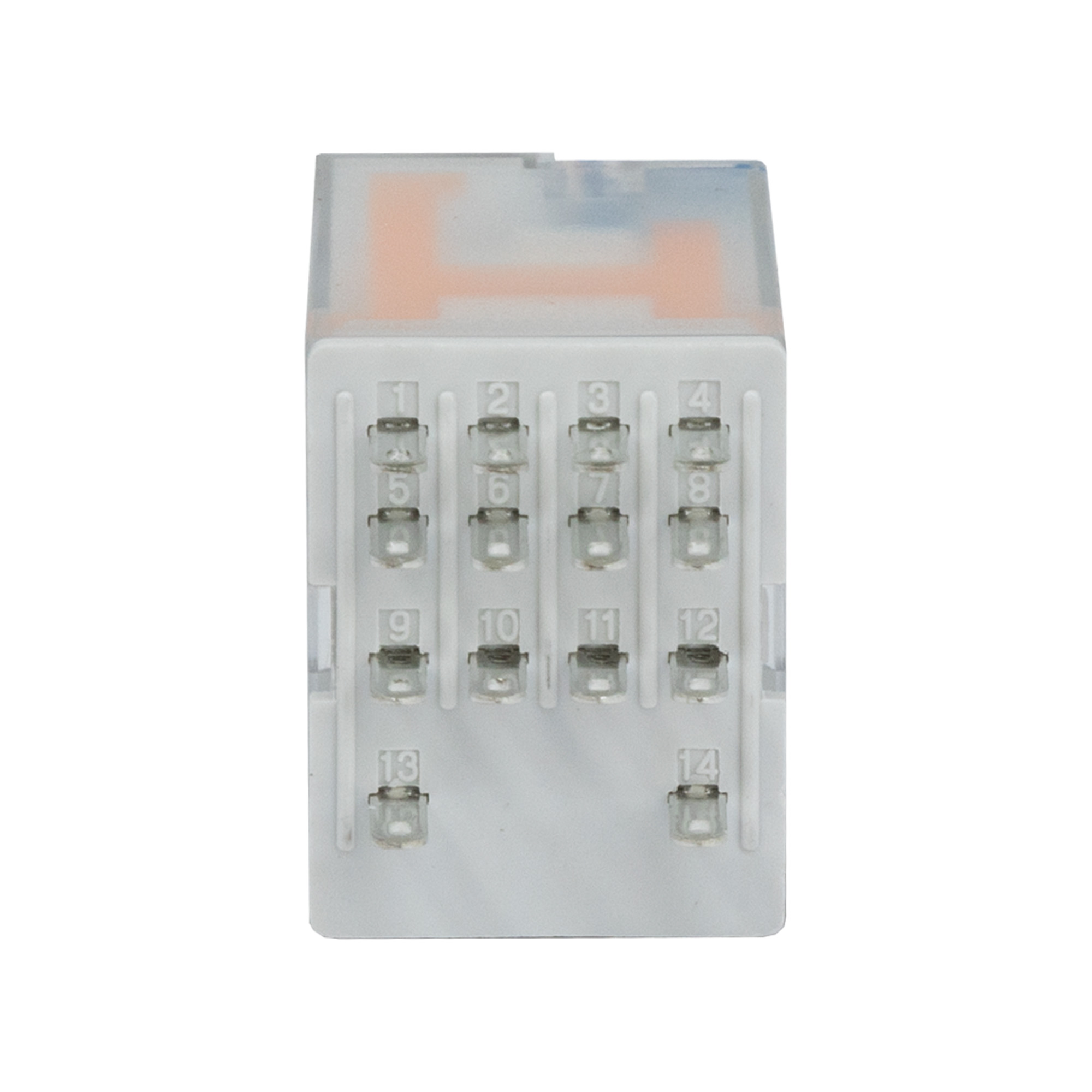 Реле миниатюрное промышленное общего назначения c норм. срабатыванием 0,6UN , 4CO, ком. ток 6А, AgSnO2, напряжение 220V DC, опция: тест- кнопка+светодиод+защитный диод