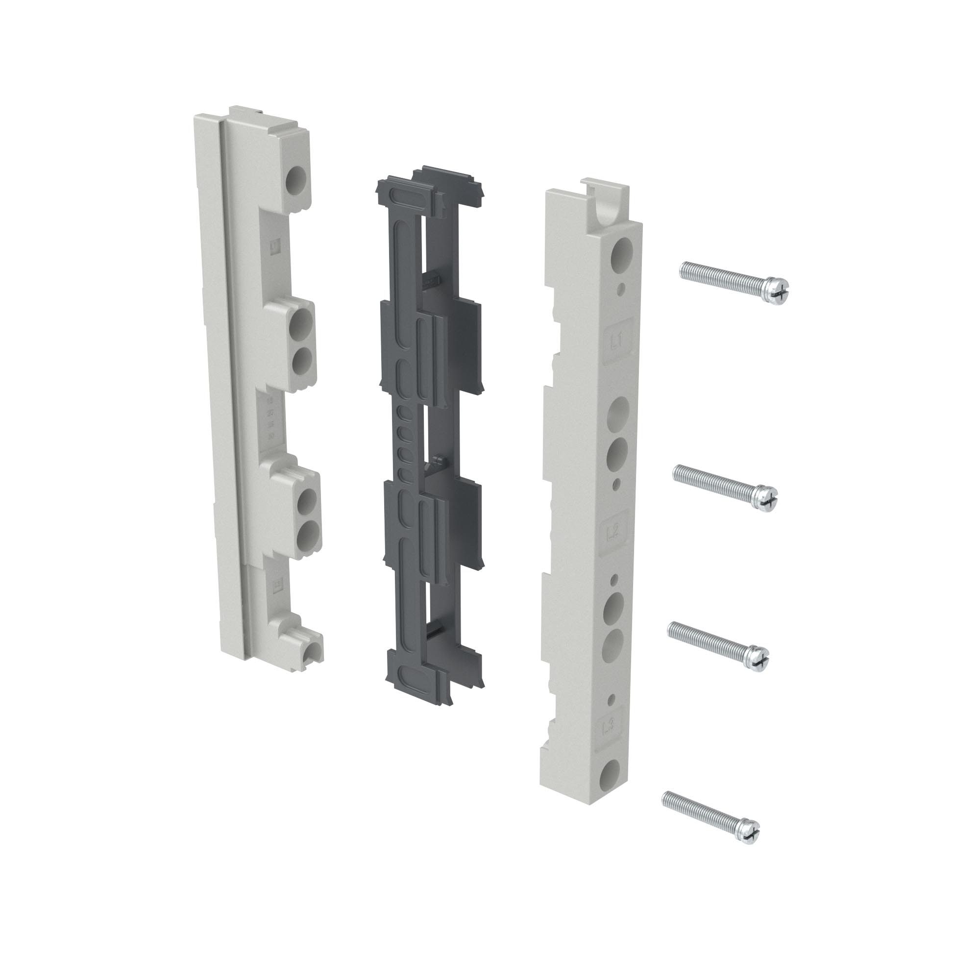 Держатель шин 12,15,20,25,30x5 3пол 60мм