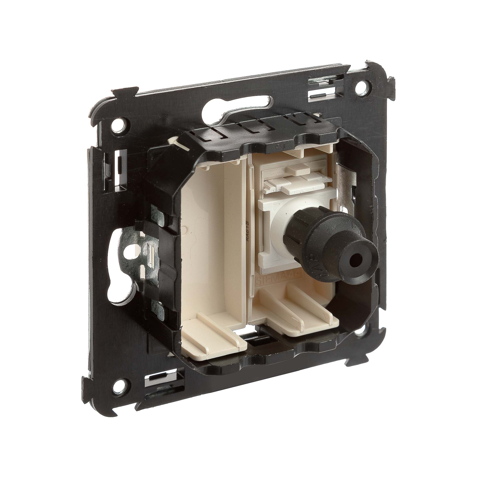 Розетка TV одиночная в стену, "Avanti", "Ванильная дымка"