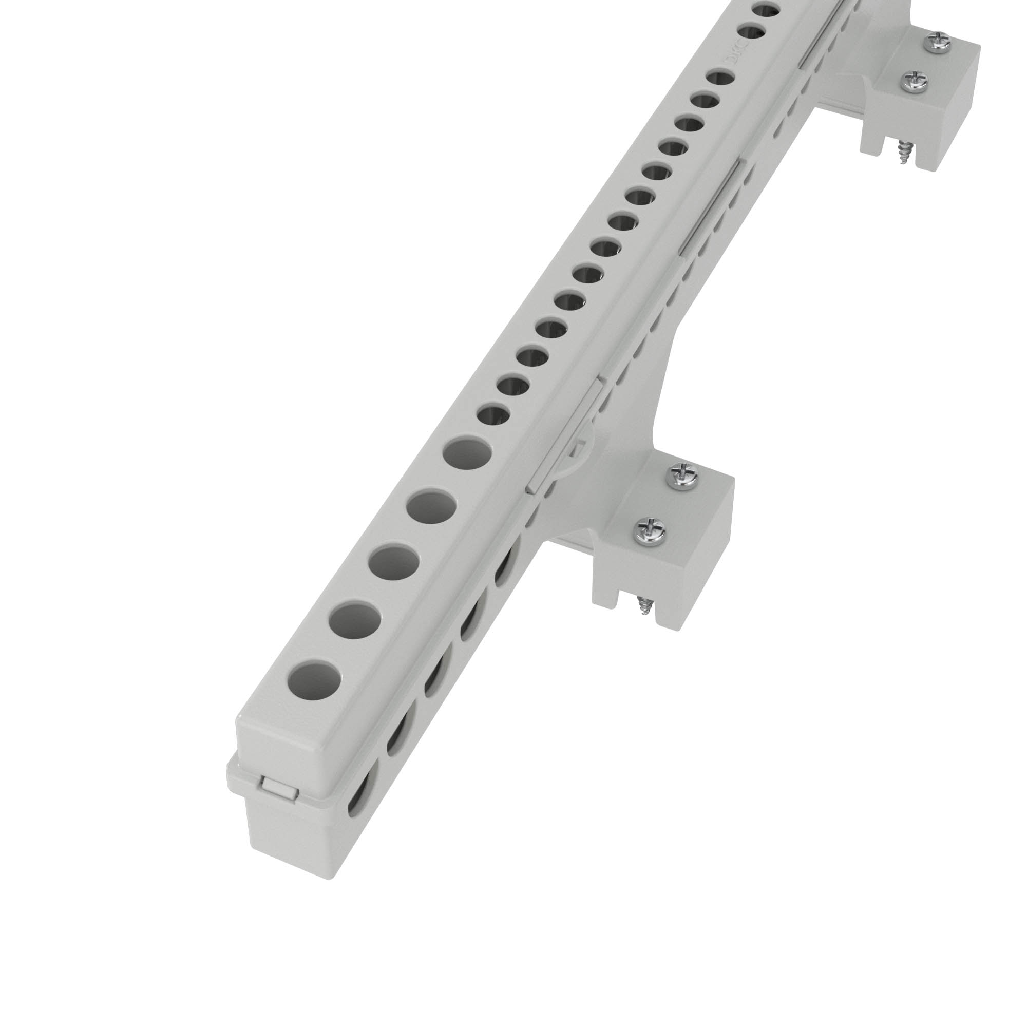 Клеммный блок (2х18мод. + суппорты) в комплекте с крепежом