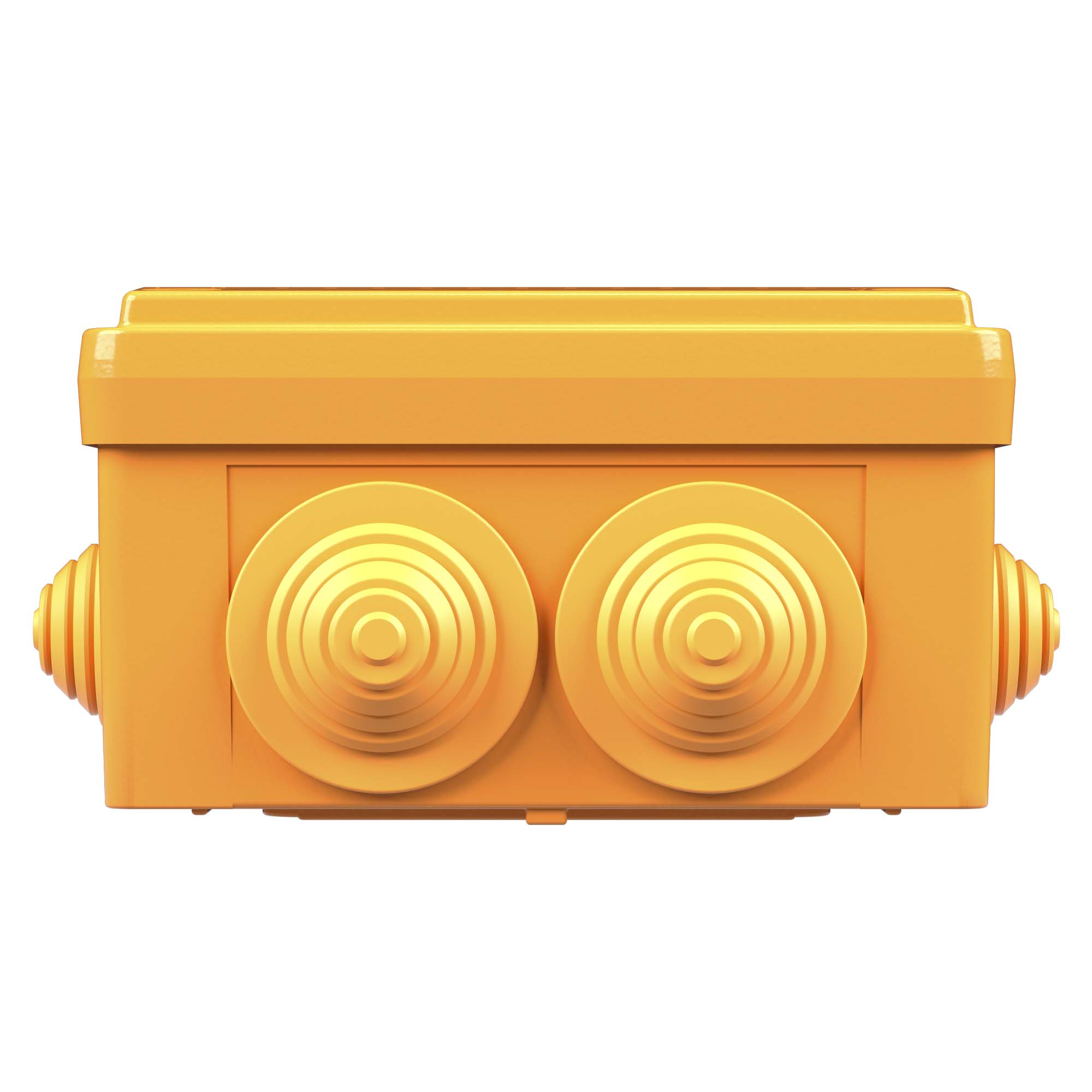 Коробка пластиковая FS с кабельными вводами и клеммниками, IP55, 100х100х50 мм, 4р, 450V, 6A, 4 мм2