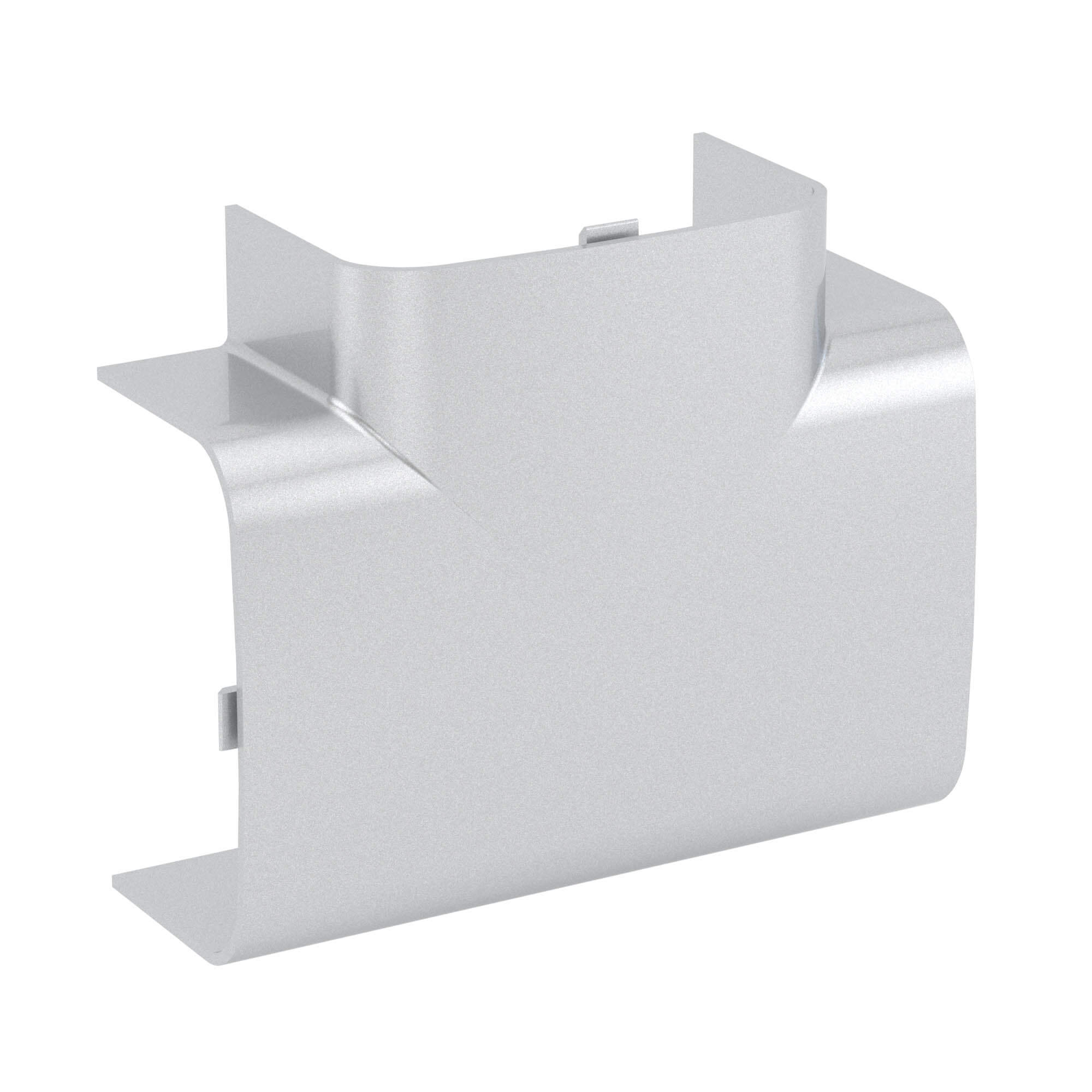 Тройник 90х50 мм, цвет серый металлик