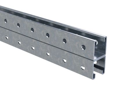 Двойной С-образный профиль 41х41, L300, толщ.2,5 мм