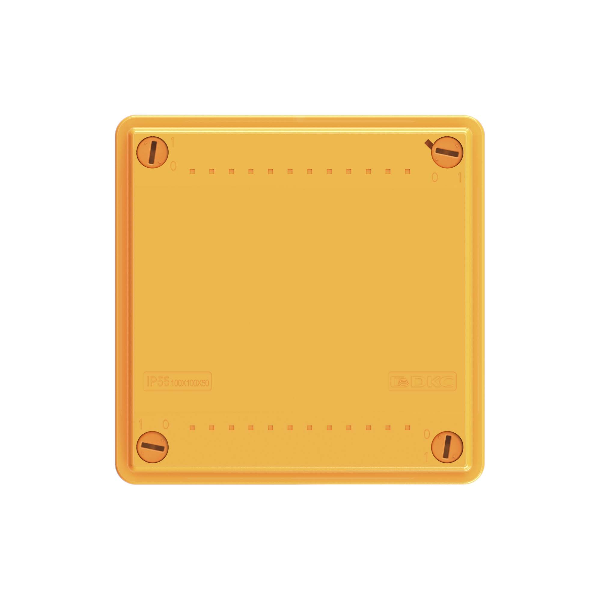 Коробка пластиковая FS с гладкими стенками и клеммниками, IP56, 100х100х50 мм, 4р, 450V, 6A, 4 мм2