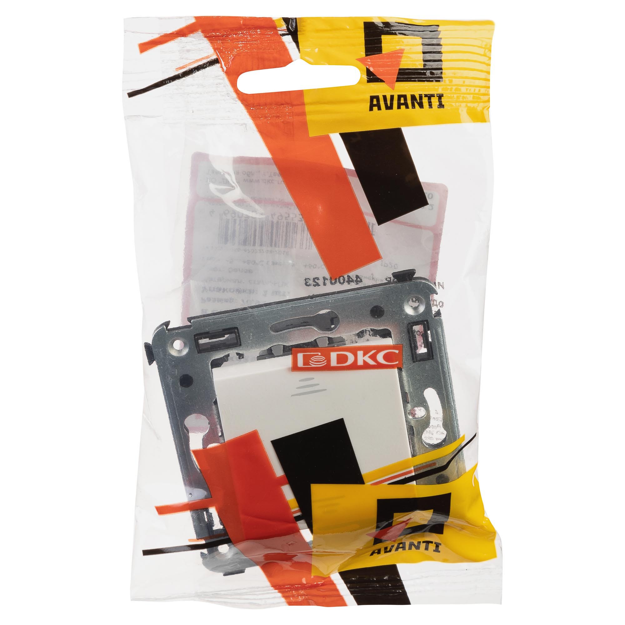 Инвертор одноклавишный в стену, "Avanti", "Белое облако"