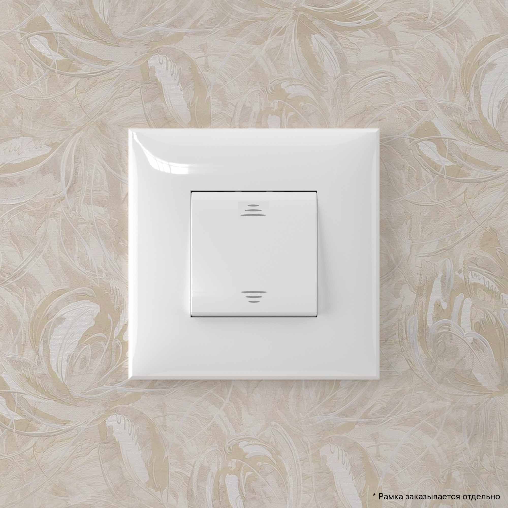 Инвертор одноклавишный в стену, "Avanti", "Белое облако"