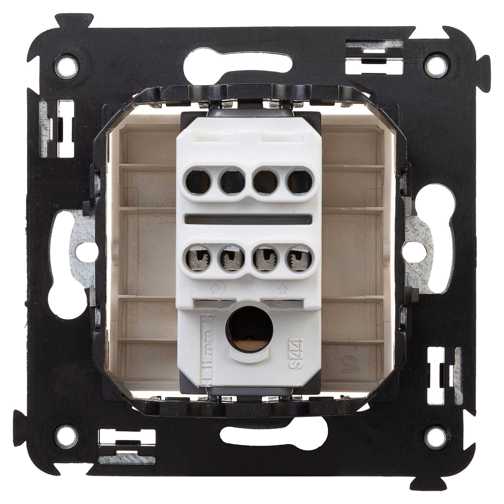 Инвертор одноклавишный в стену, "Avanti", "Ванильная дымка"