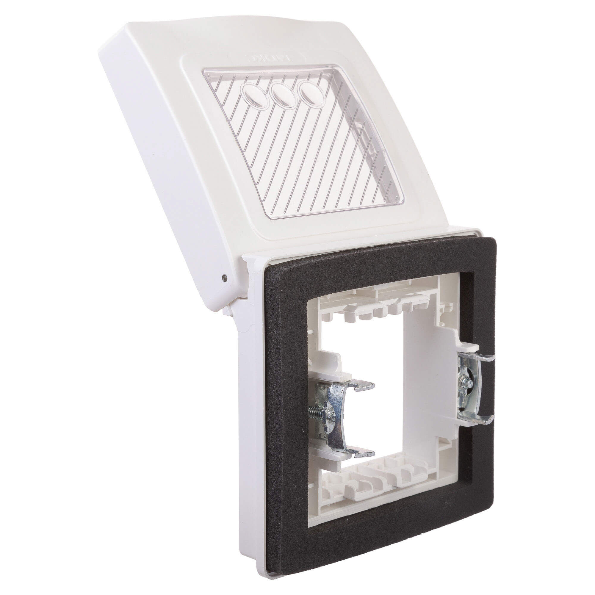 Рамка для монтажа в стену "Avanti", IP55, "Белое облако", 2 модуля