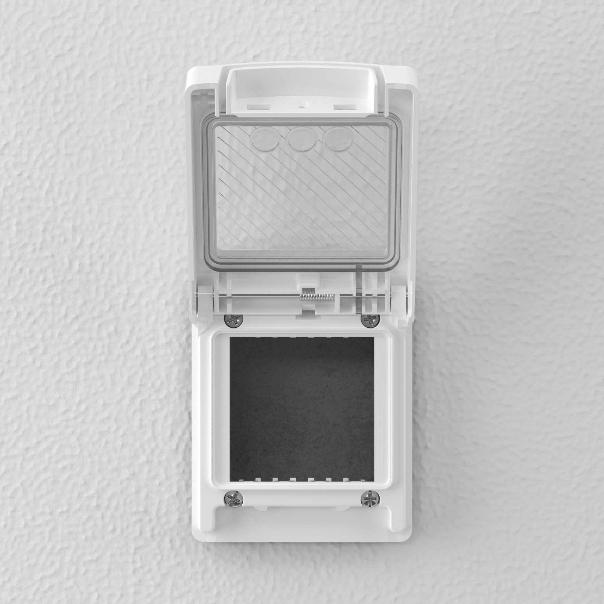 Рамка для монтажа в стену "Avanti", IP55, "Белое облако", 2 модуля