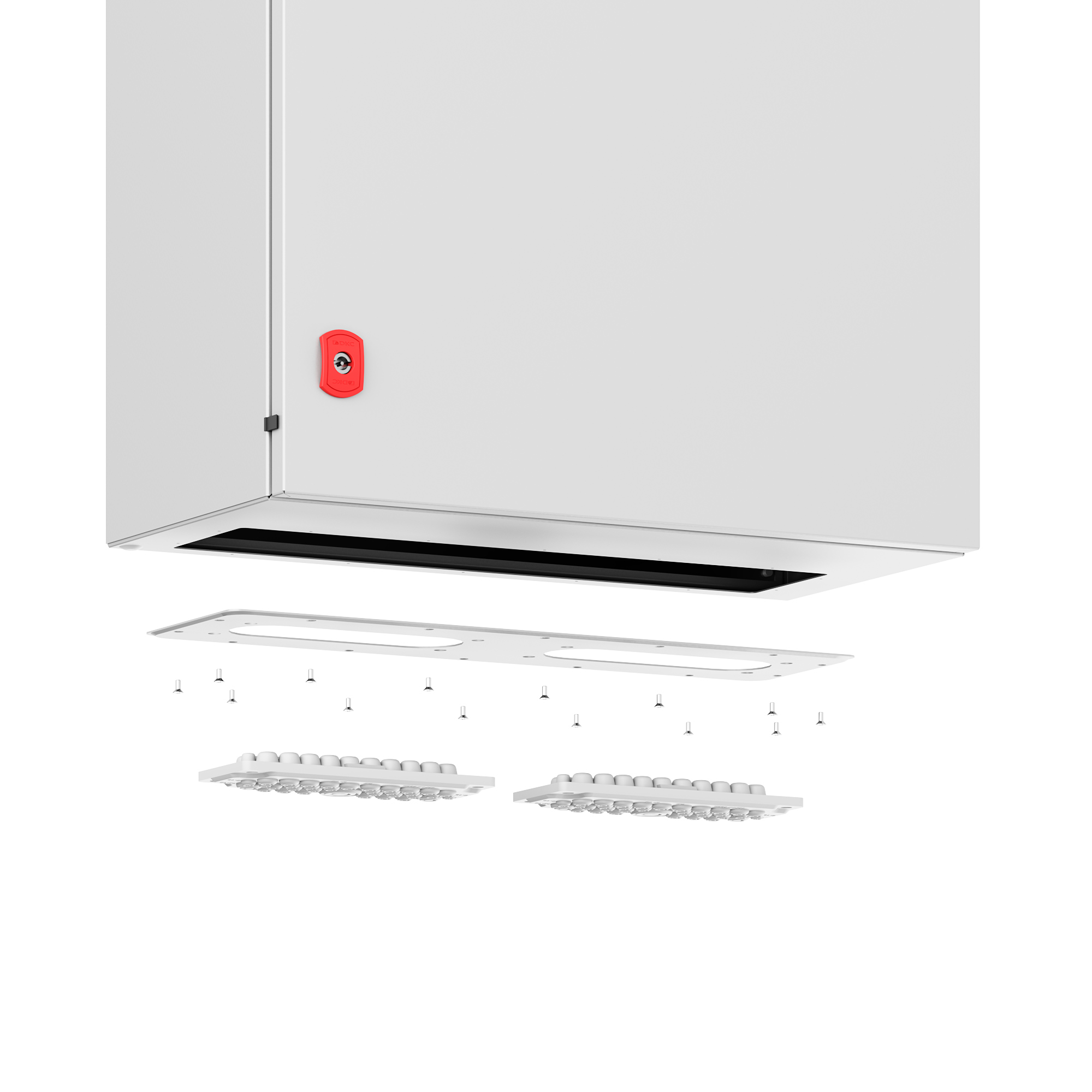 Фланец для монтажа кабельного ввода FL21 для корпусов ST, STE, тип 3, 343x153 мм