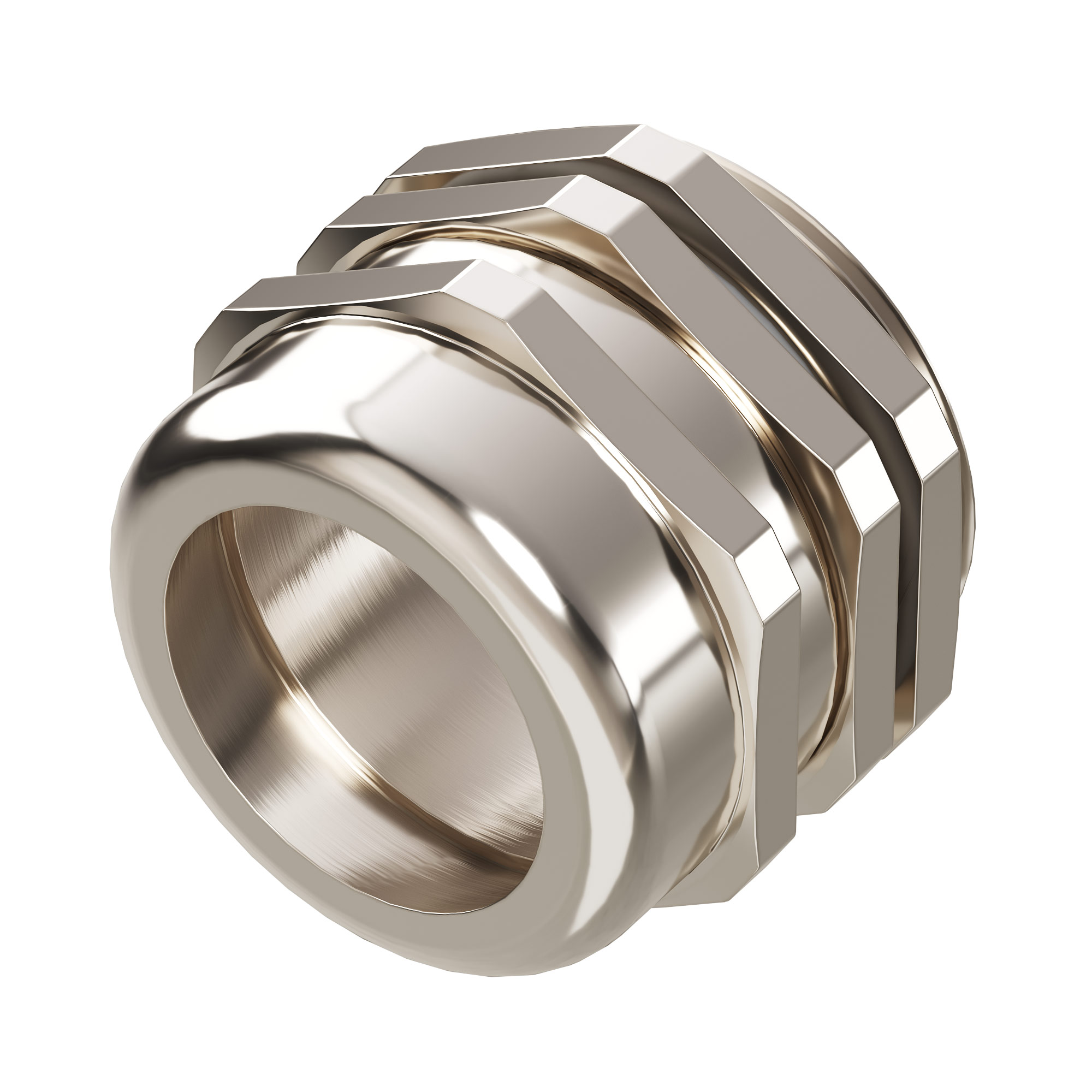 Латунный кабельный ввод М40, IP65, для диаметра кабеля 22-28 мм