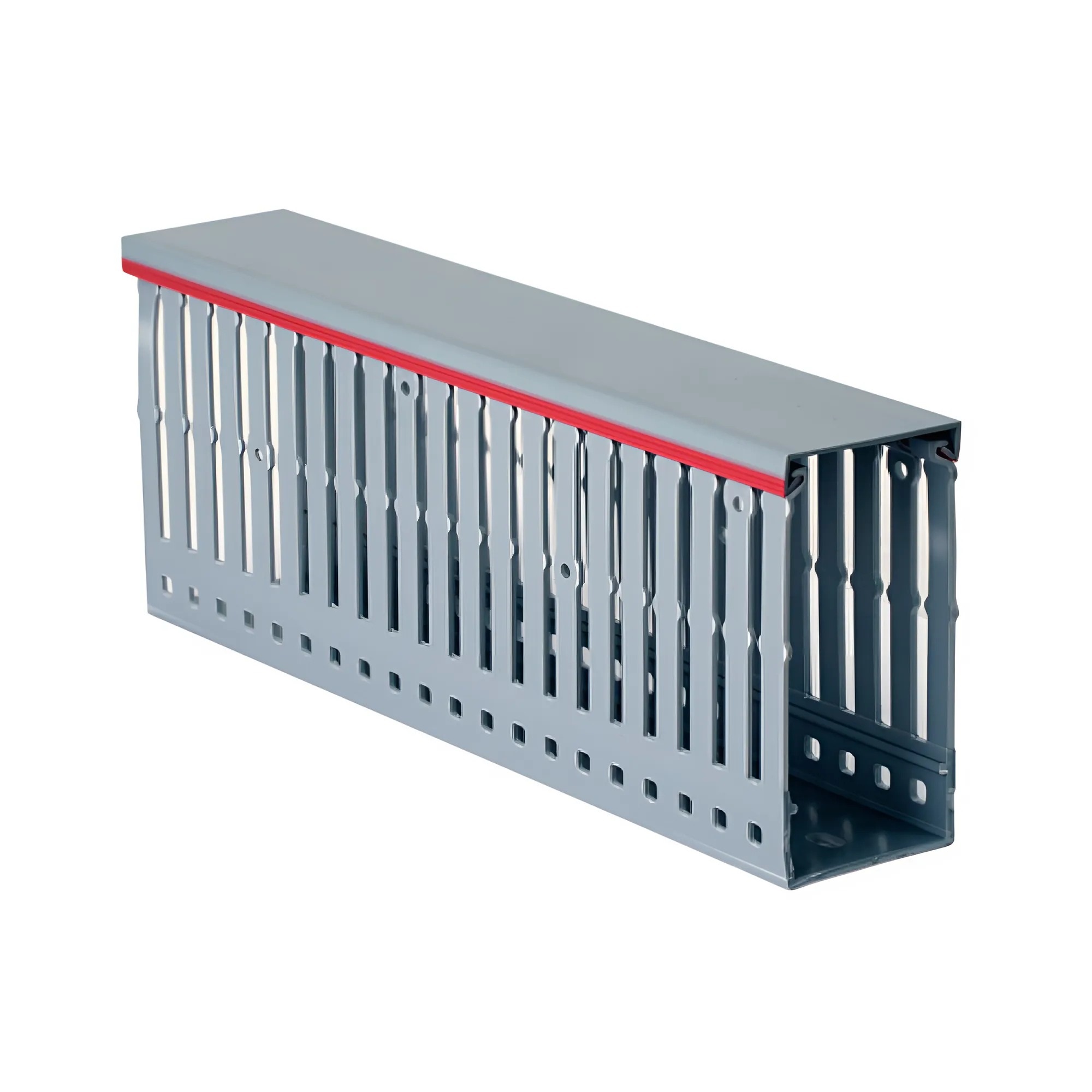 Короб перфорированный, серый RL6 80x80