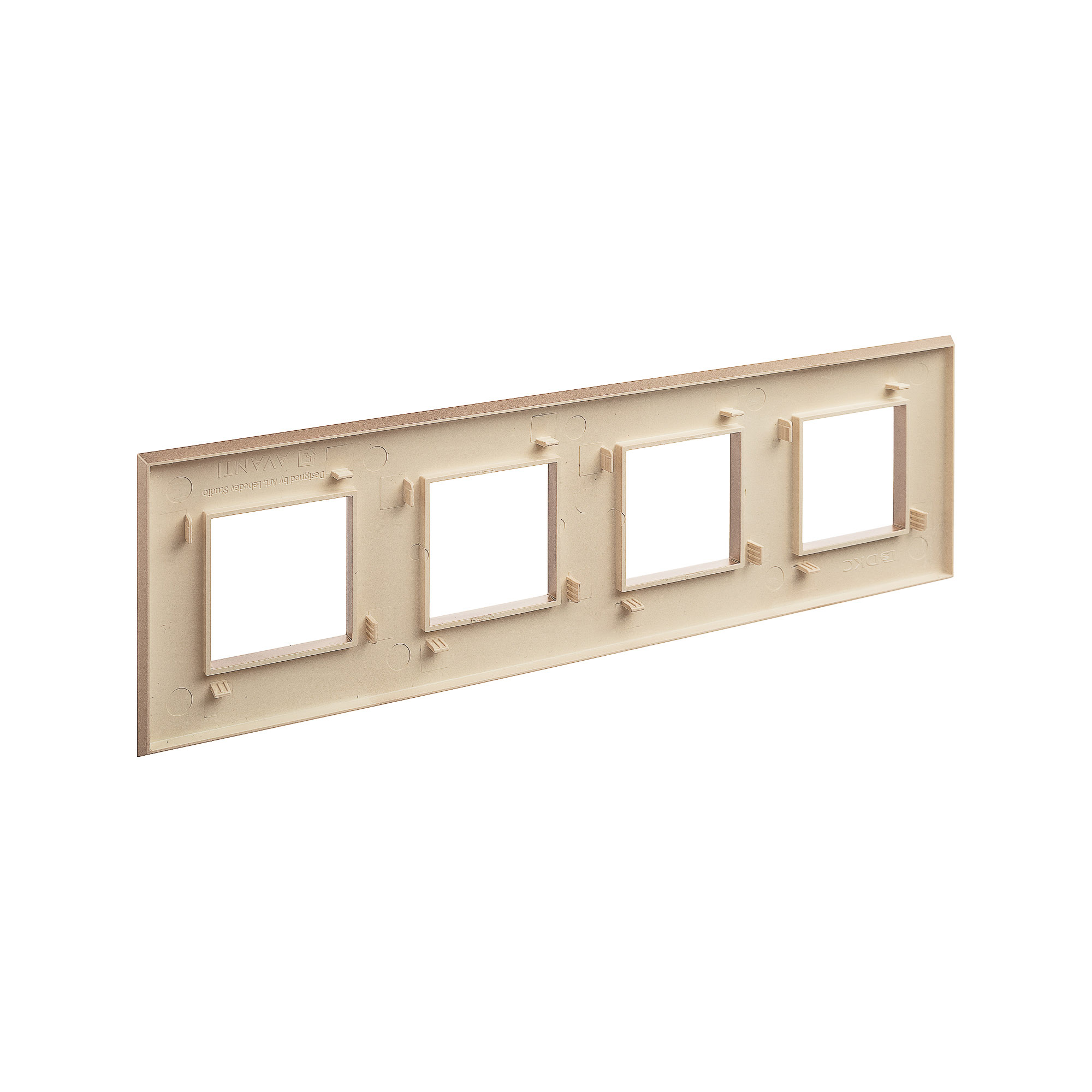 Рамка "Avanti", "Кремовый жемчуг", 4 поста (8 мод.)