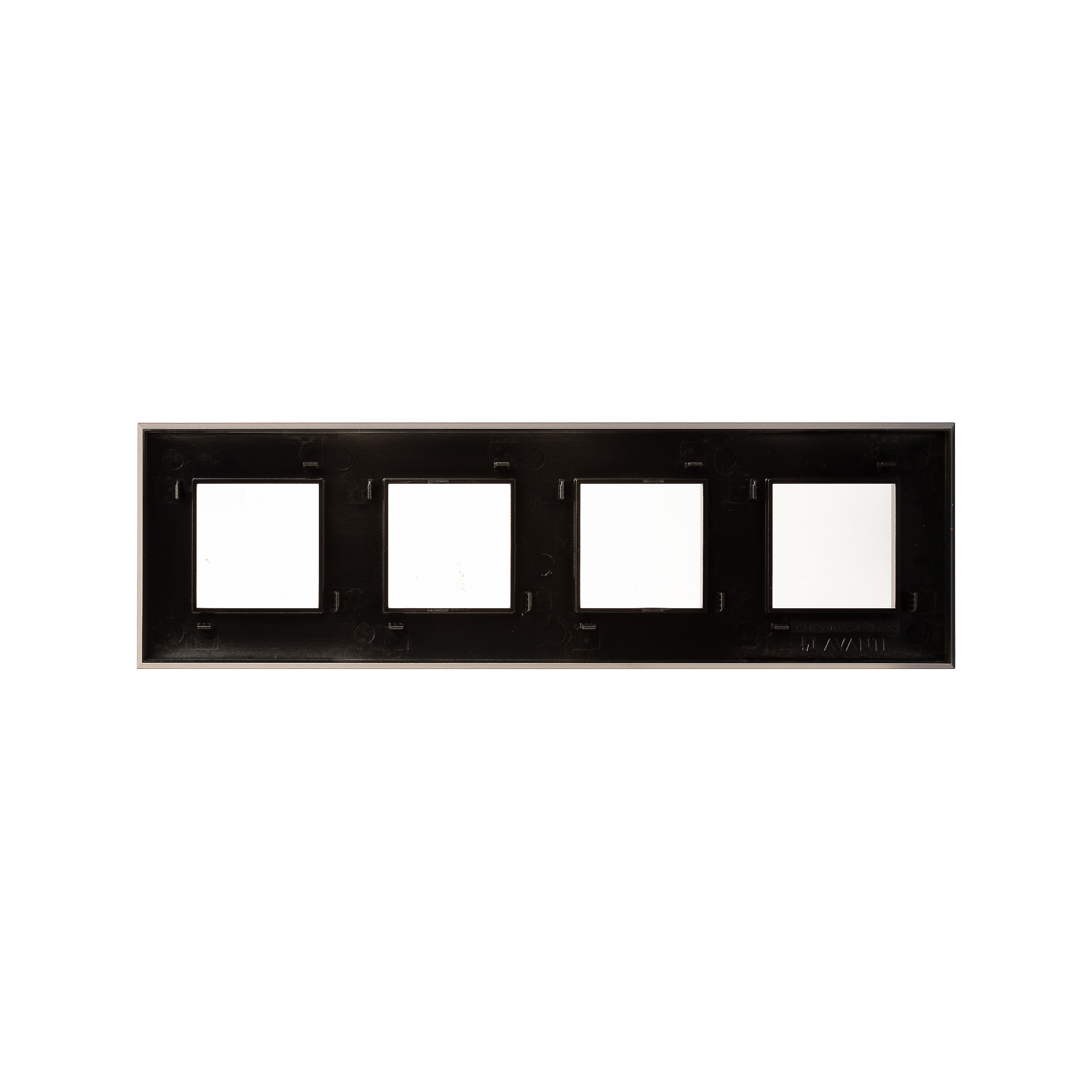 Рамка "Avanti", "Серый жемчуг", 4 поста (8 мод.)