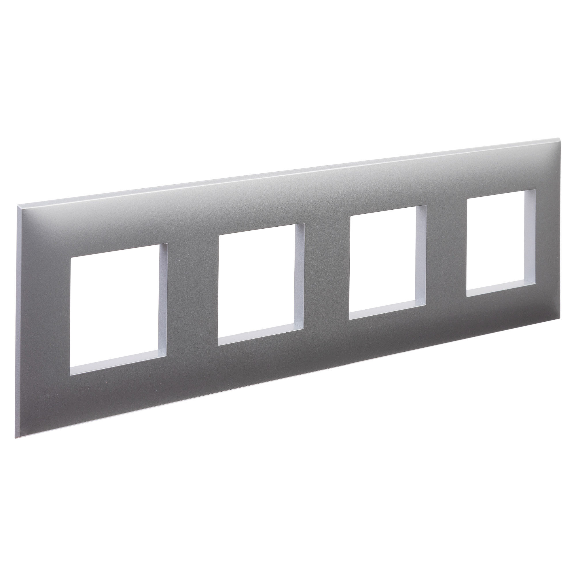 Рамка "Avanti", "Закаленная сталь", 4 поста (8 мод.)