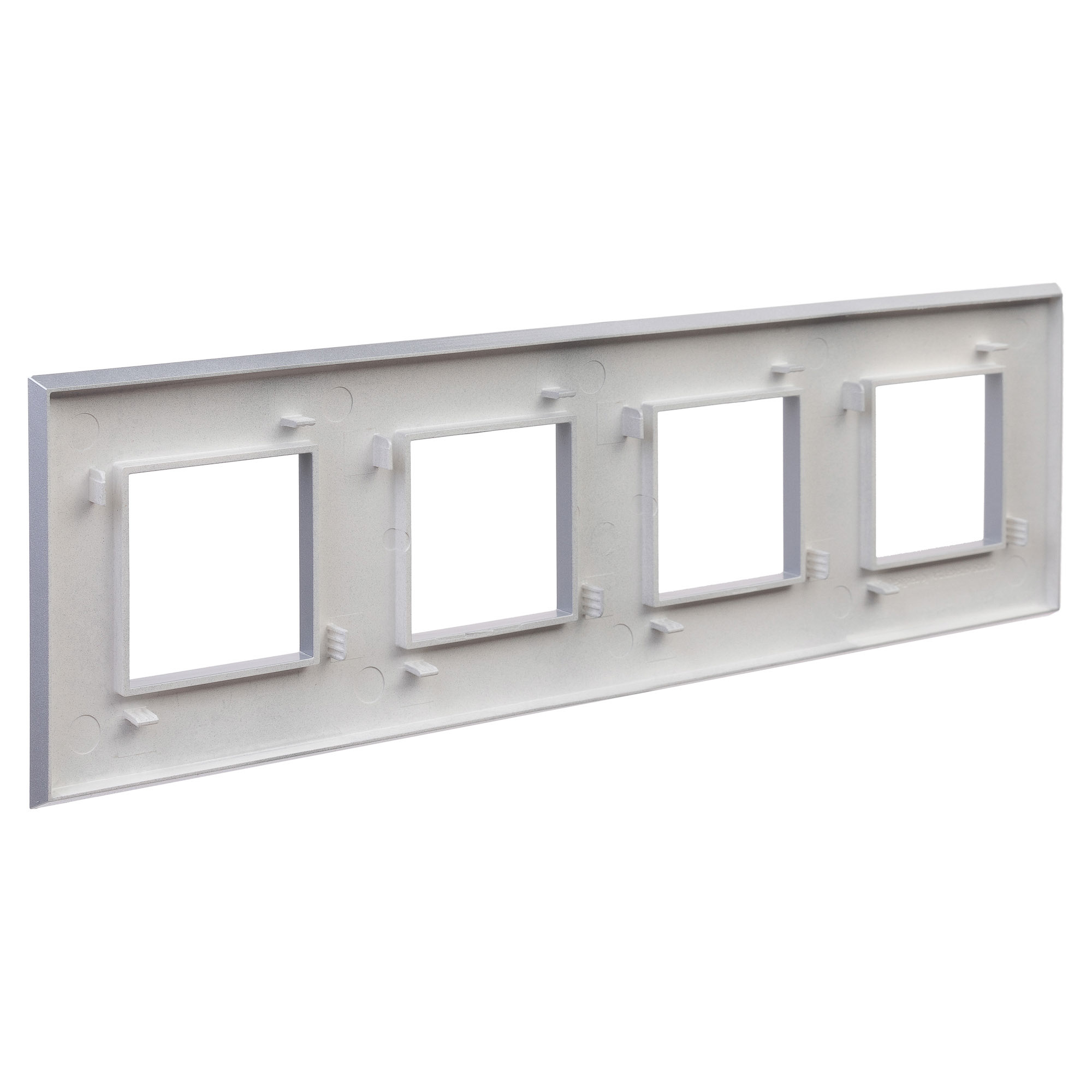 Рамка "Avanti", "Закаленная сталь", 4 поста (8 мод.)