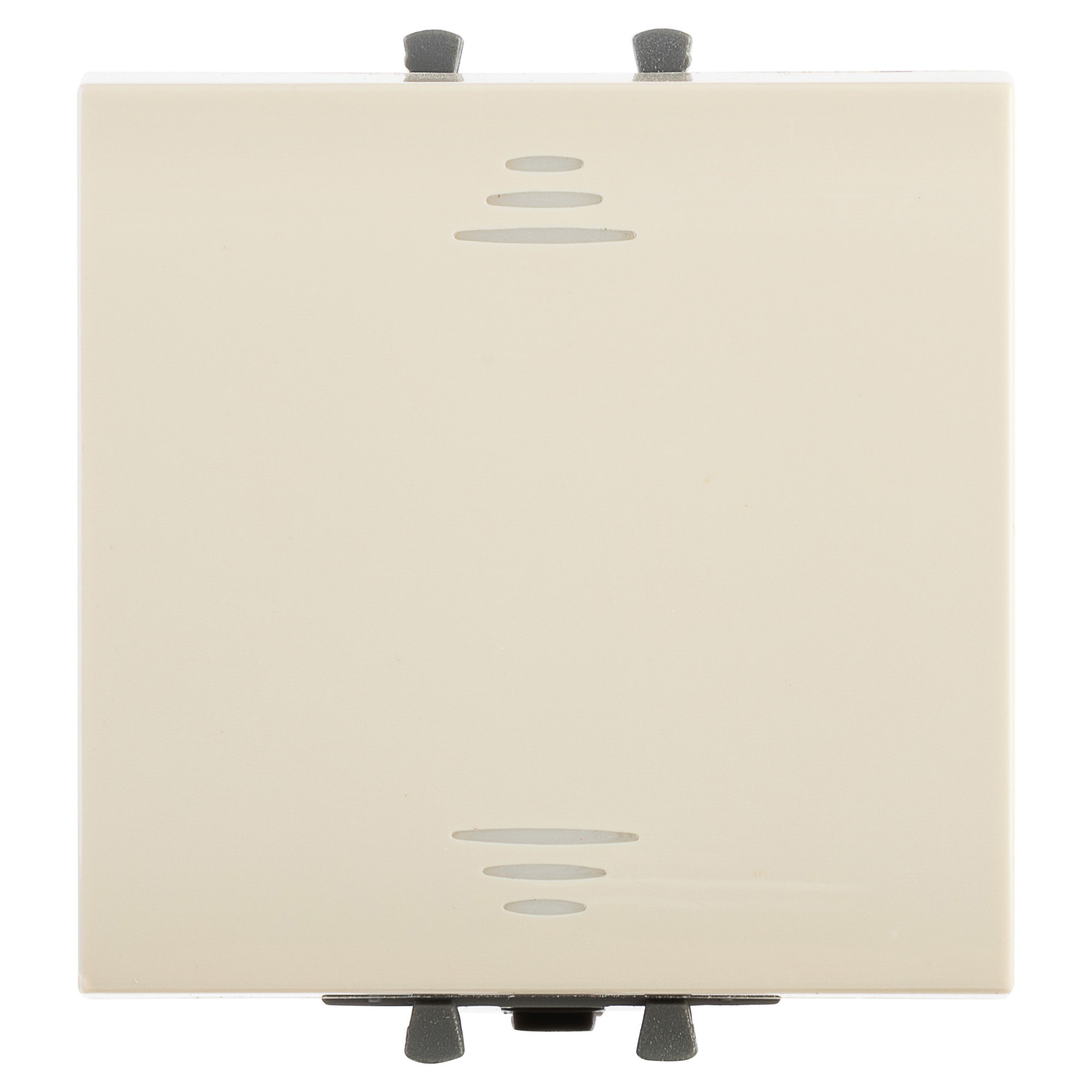 Инвертор одноклавишный модульный, "Avanti", "Ванильная дымка", 2 модуля