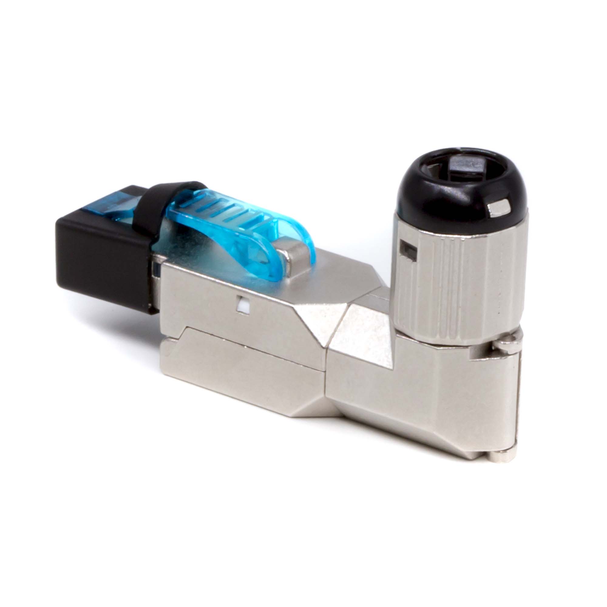 Коннектор полевого монтажа (Tool Less) 8P8C CAT 6A экранированный