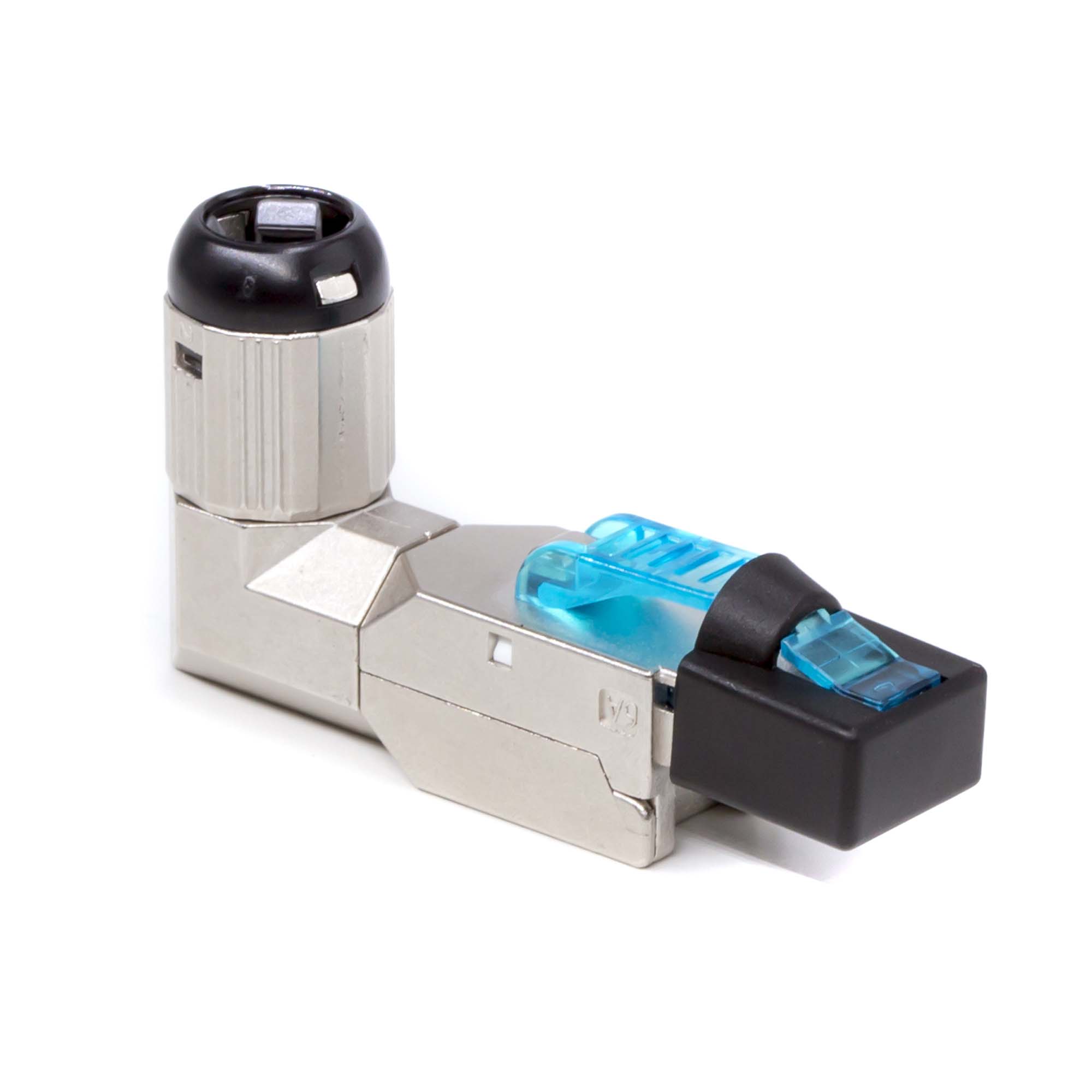 Коннектор полевого монтажа (Tool Less) 8P8C CAT 6A экранированный