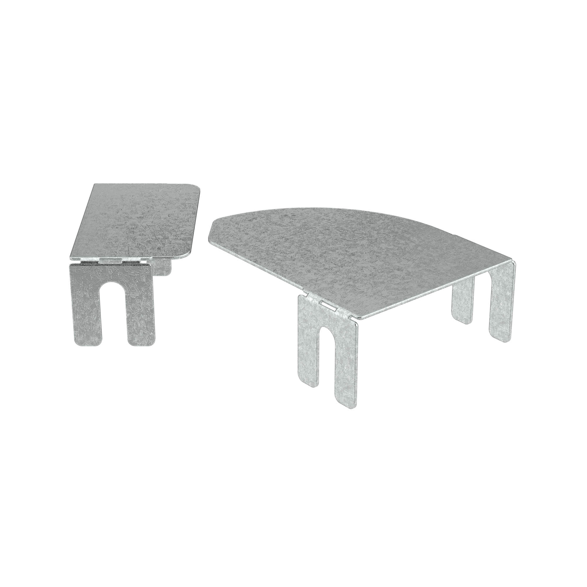 Крышка на горизонтальный изменяемый угол СРО 0-45 град 35х100, в комплекте с крепежными элементами и соединительными пластинами, необходимыми для монтажа