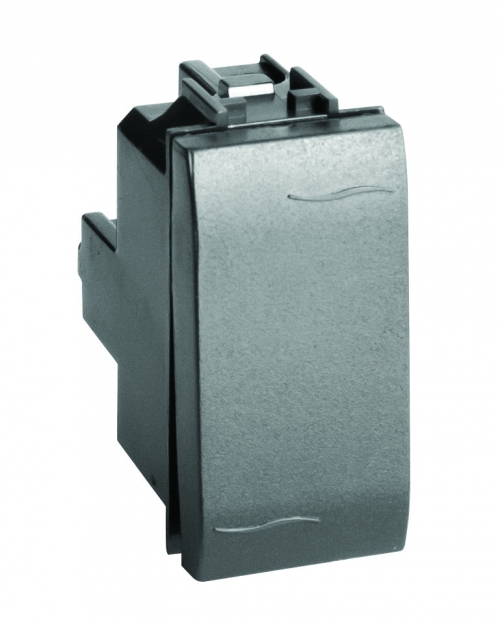 Переключатель, черный, 1мод.